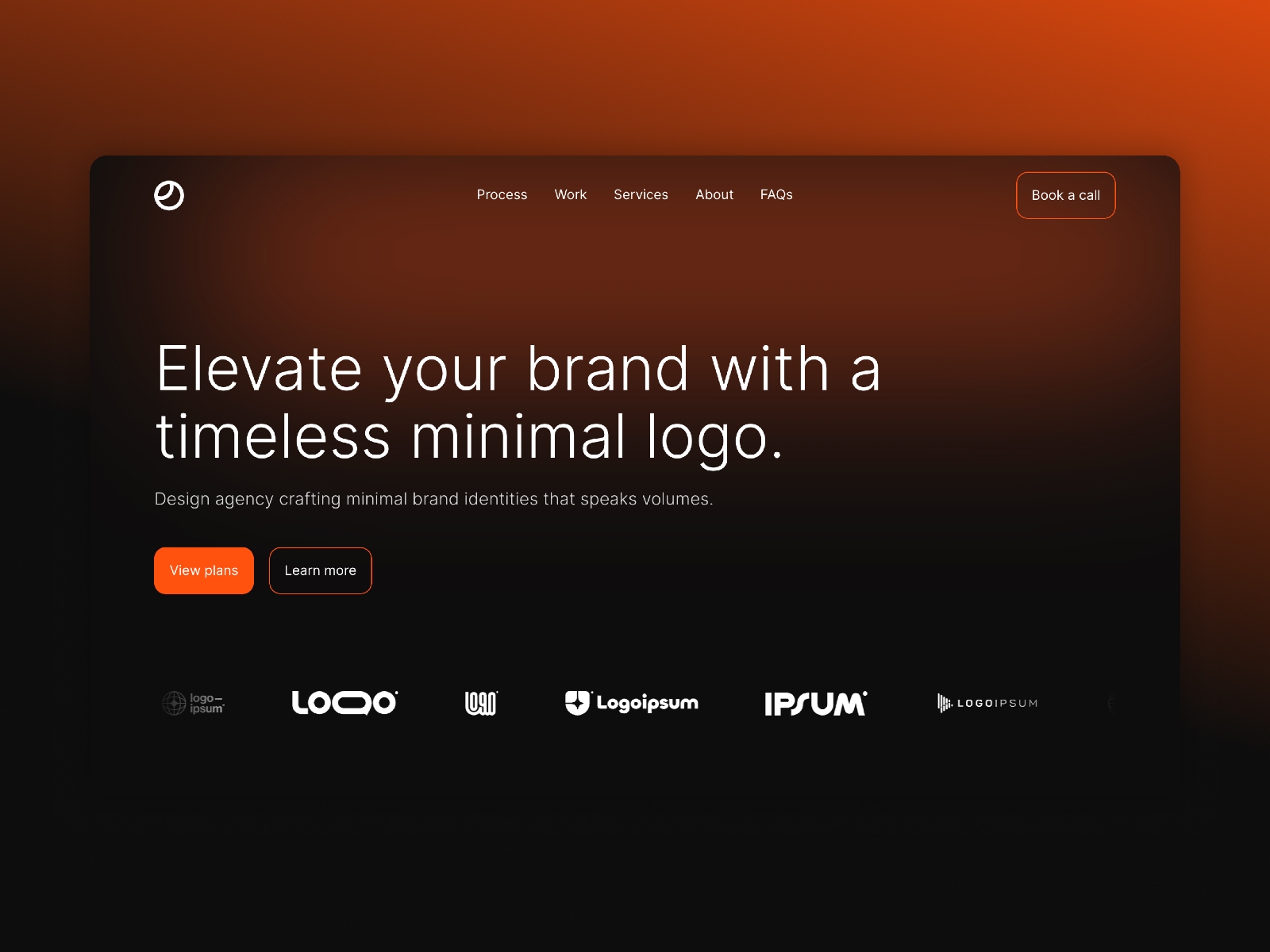 Screenshot of Logofolio website