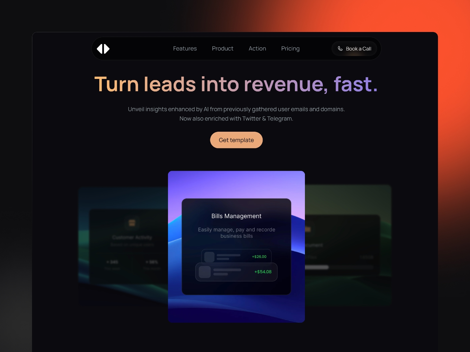 Screenshot of Luminar website
