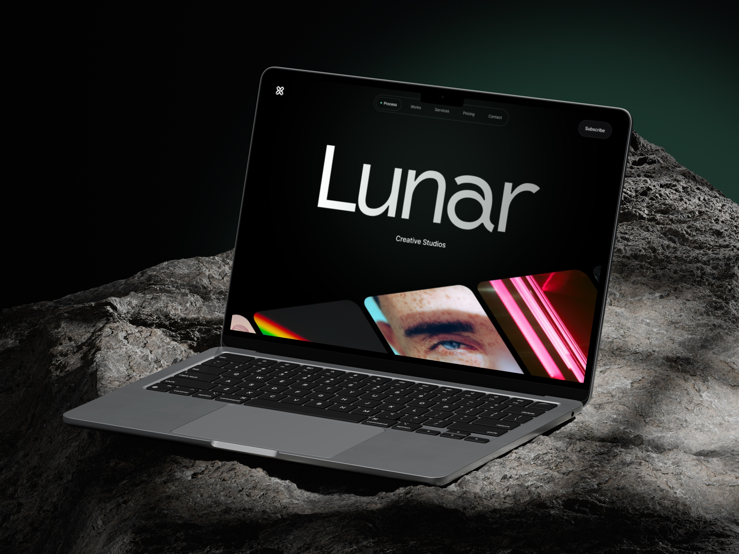 Screenshot of Lunar website