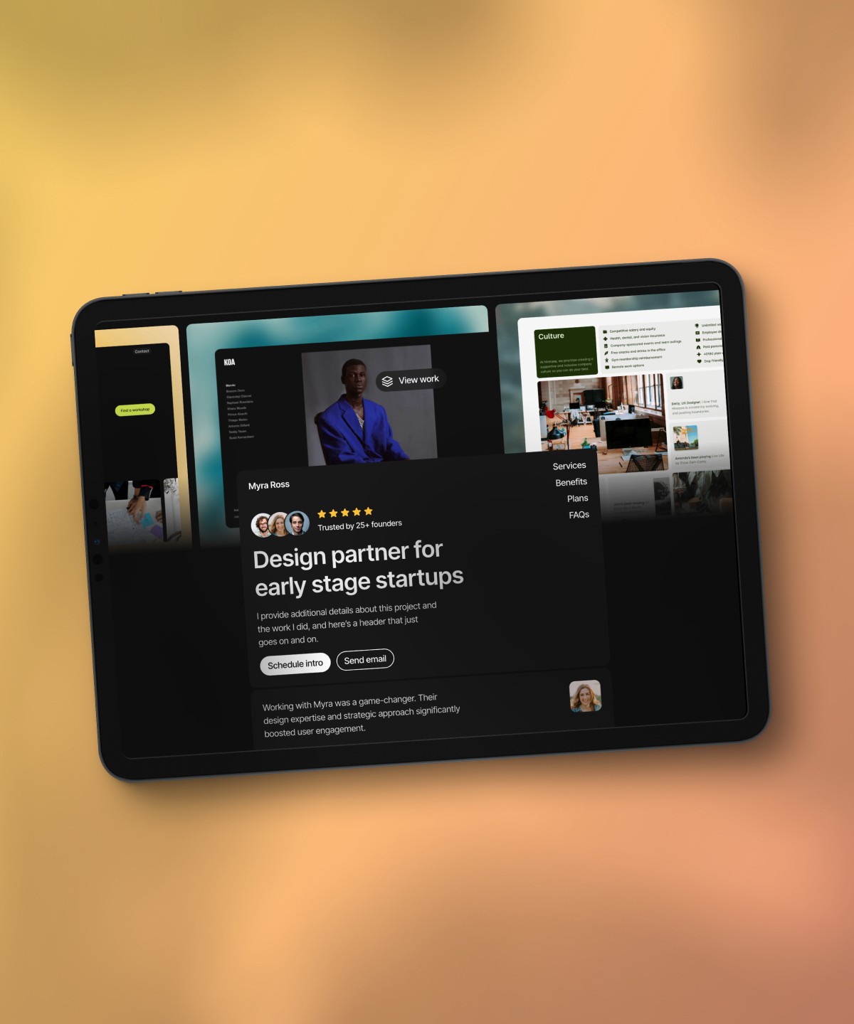 Screenshot of Lustre website