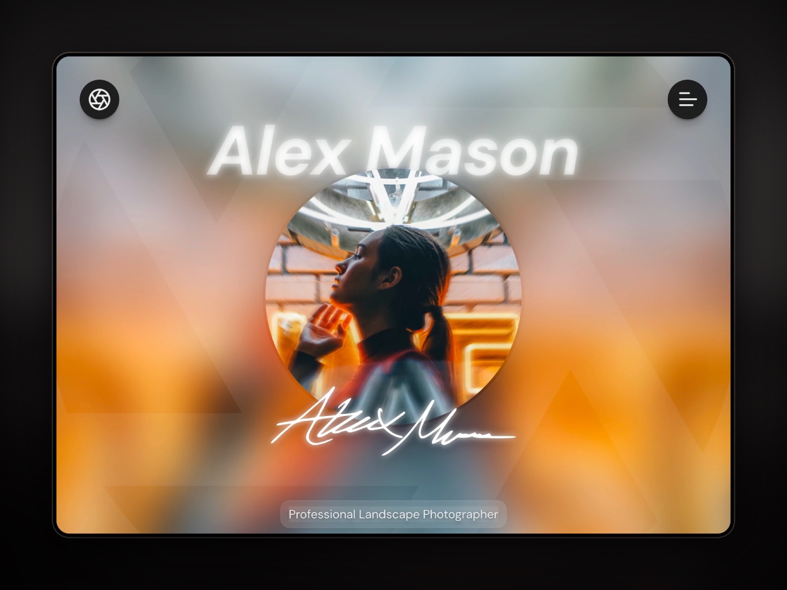 Screenshot 2 of Lux premium photography template