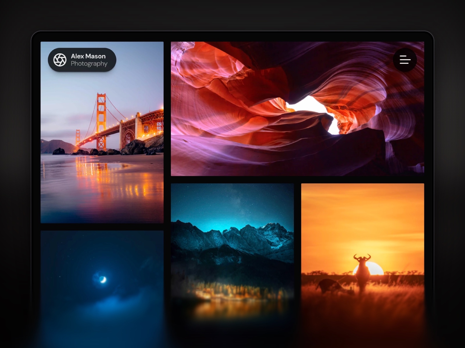 Screenshot 3 of Lux premium photography template