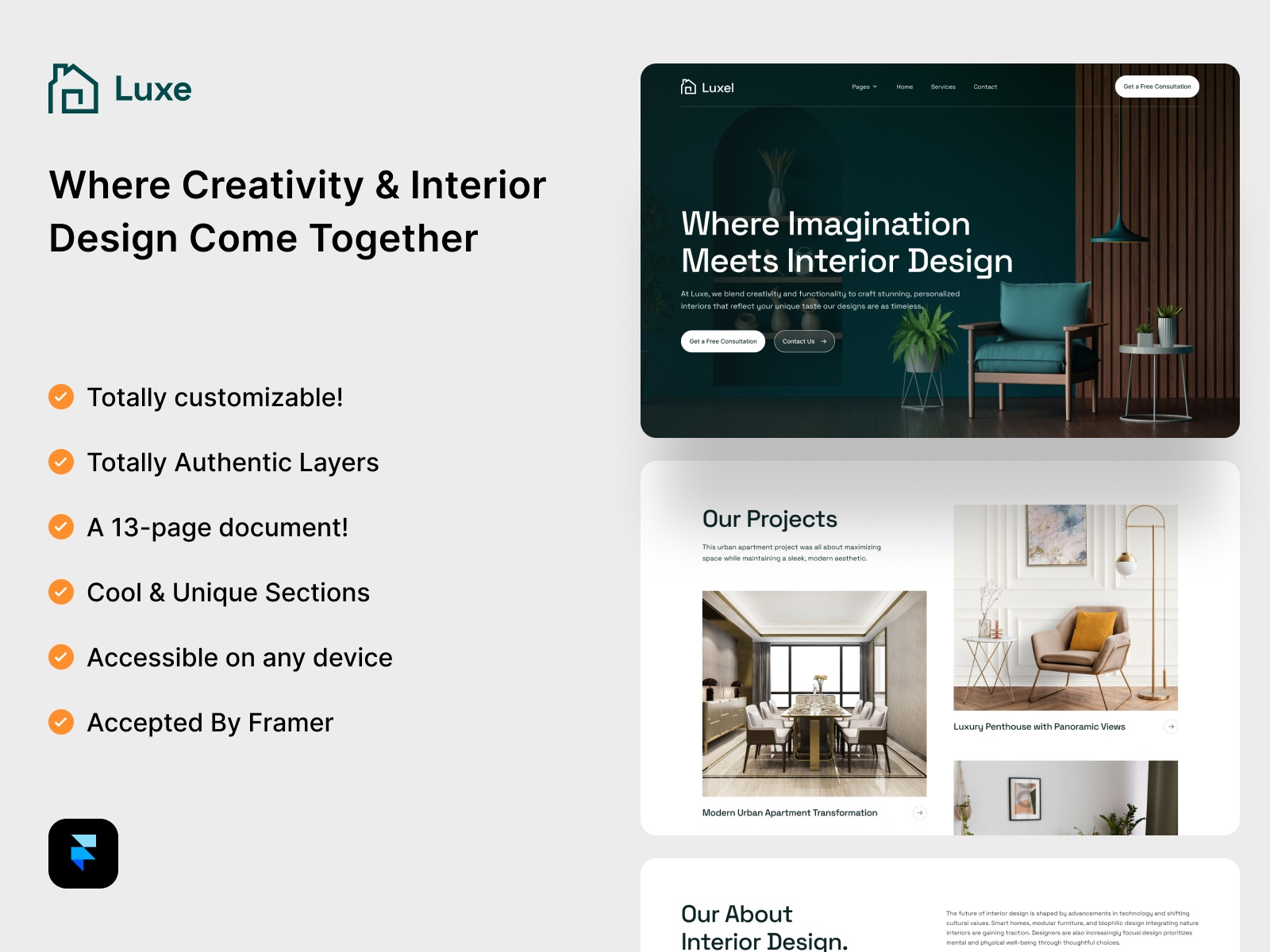 Screenshot of Luxel website