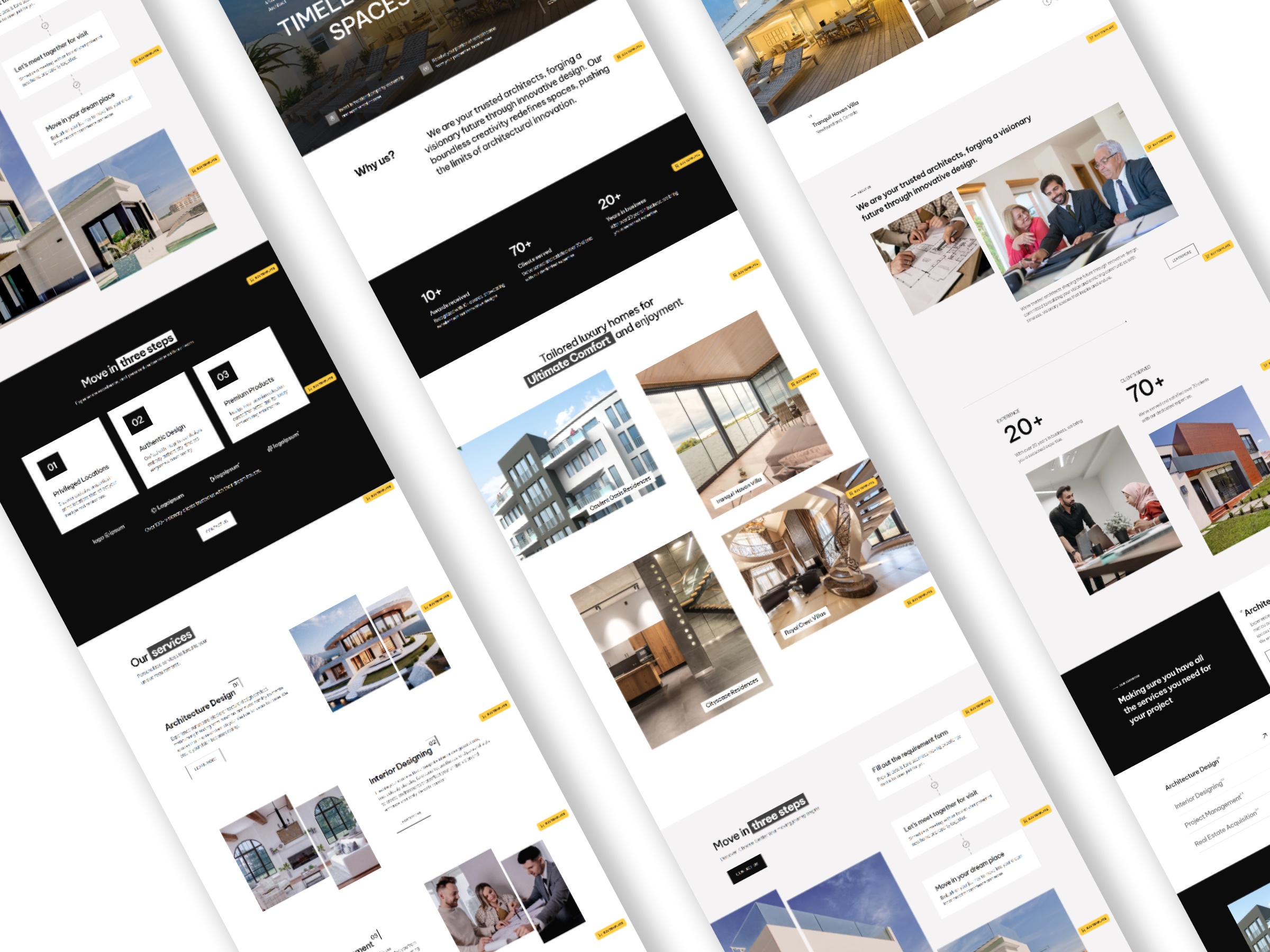 Screenshot 3 of Luxify architecture template