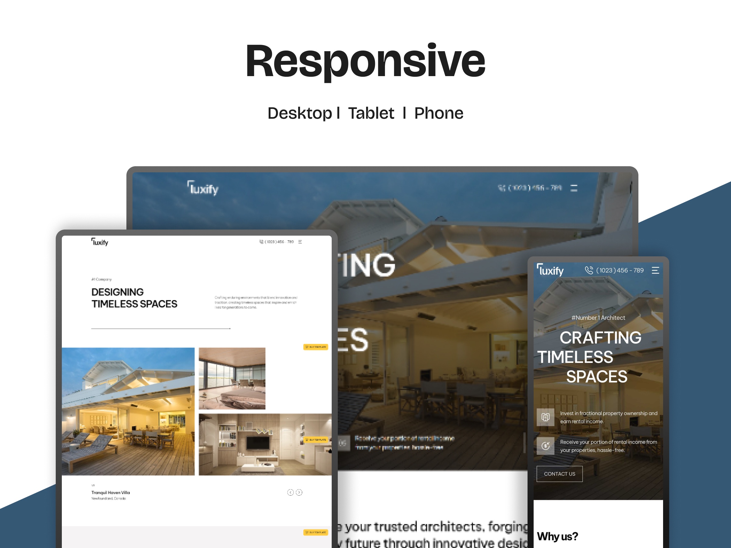 Screenshot 4 of Luxify architecture template
