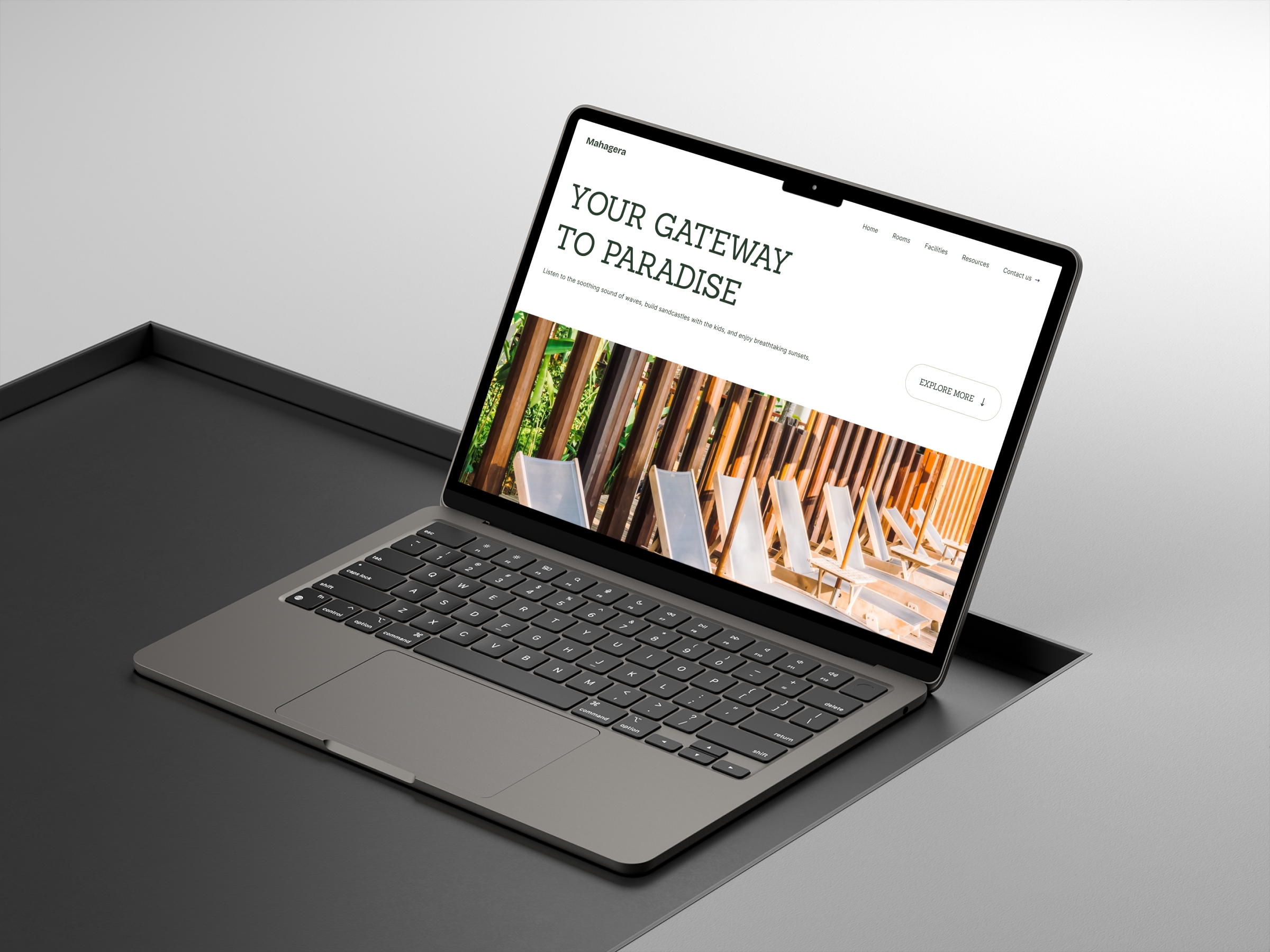Screenshot of Mahagera website