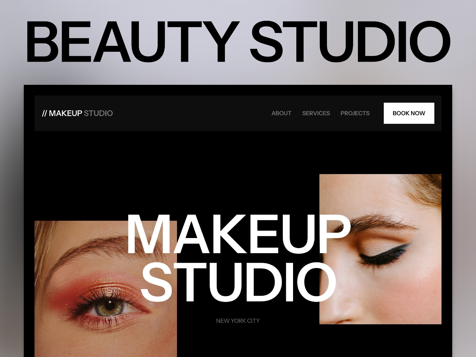 Screenshot of Makeup website