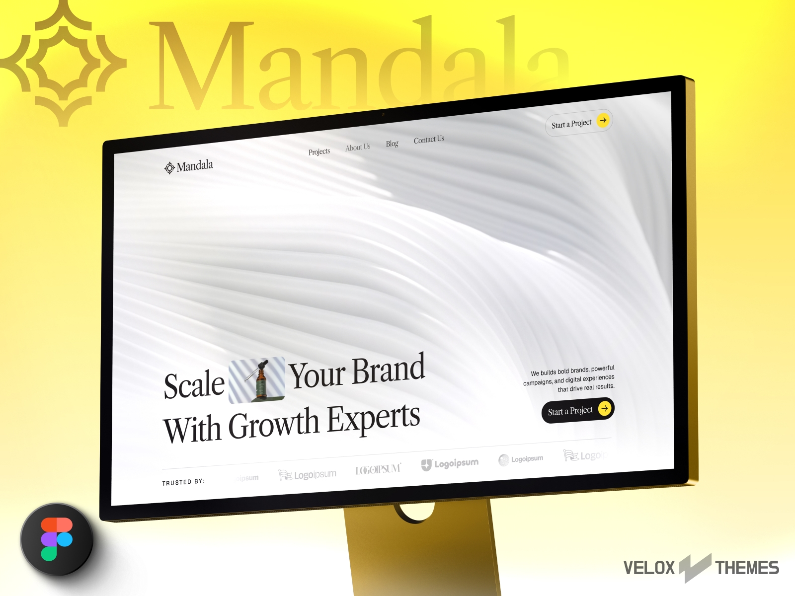 Screenshot of Mandala website
