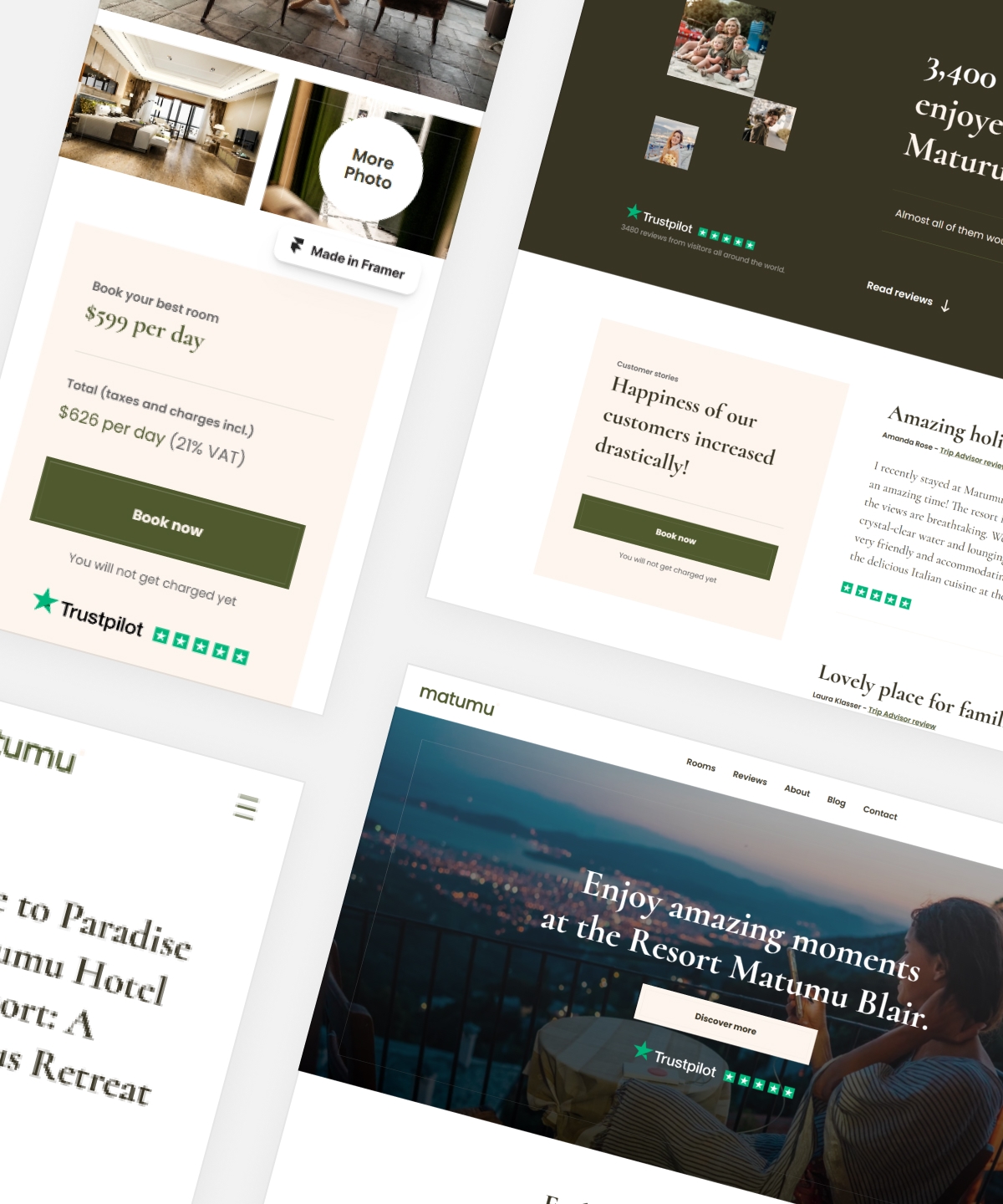 Screenshot of Matumu website