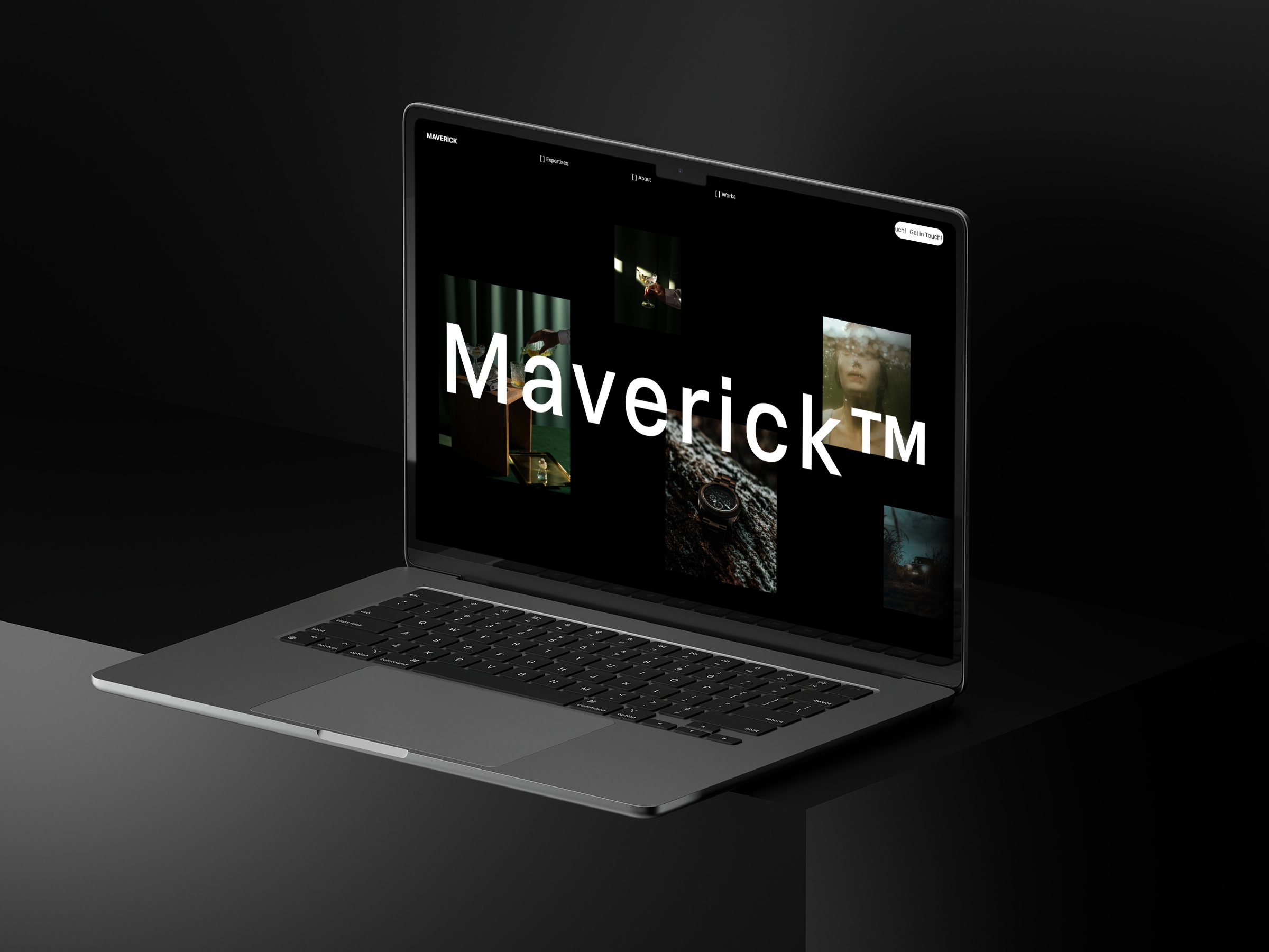 Screenshot of Maverick website
