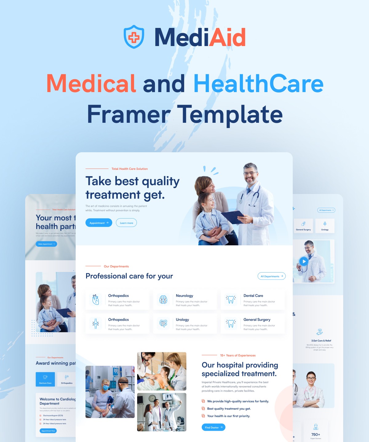 Screenshot of Mediaid website