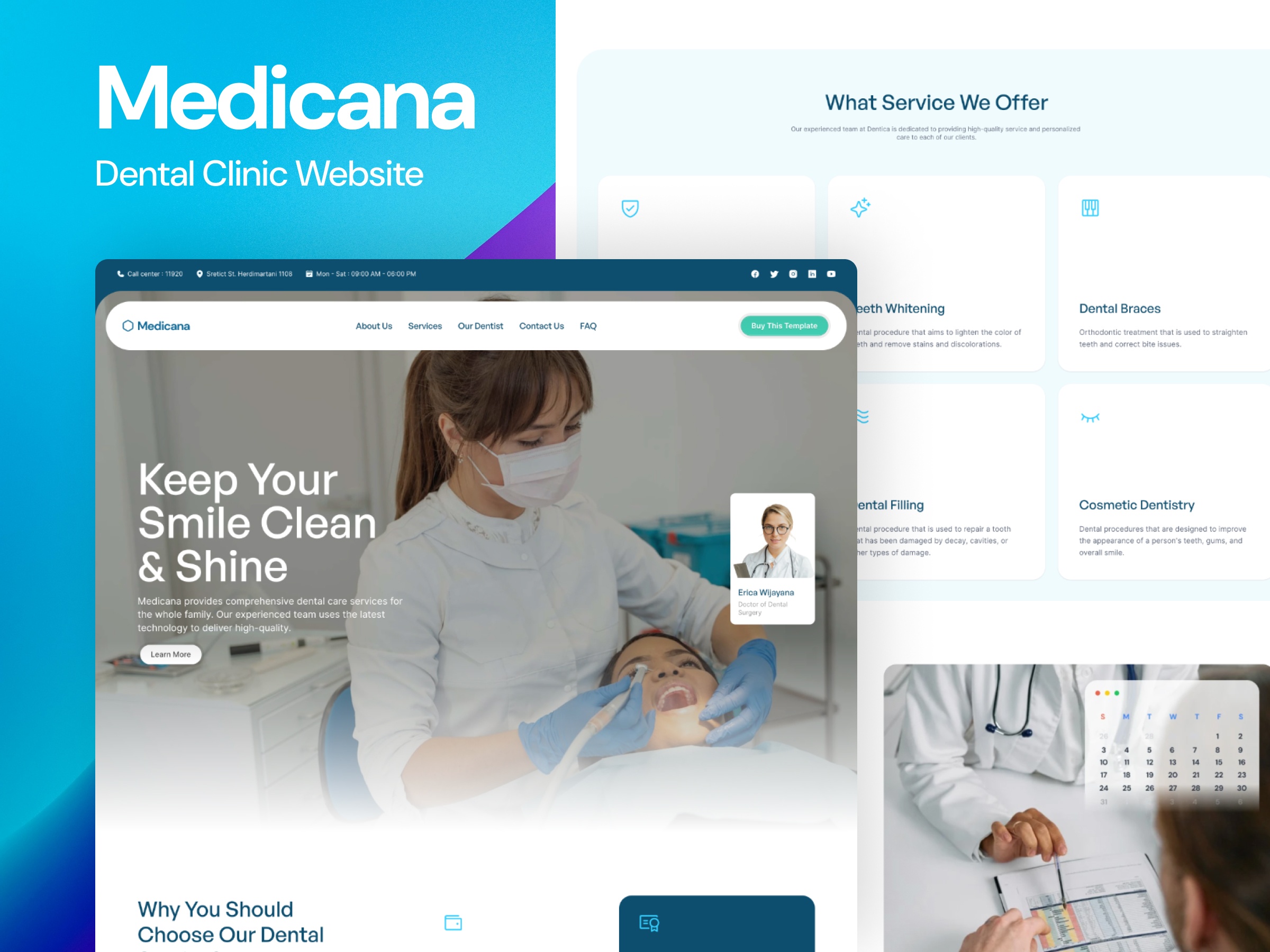 Screenshot of Medicana website