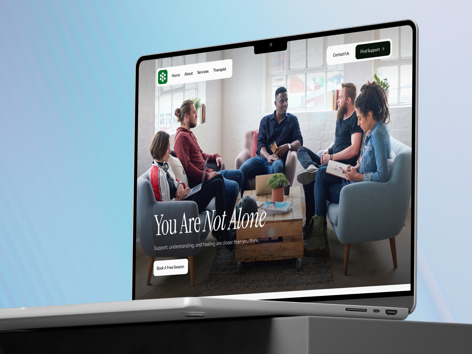Screenshot of Mentaaheal website