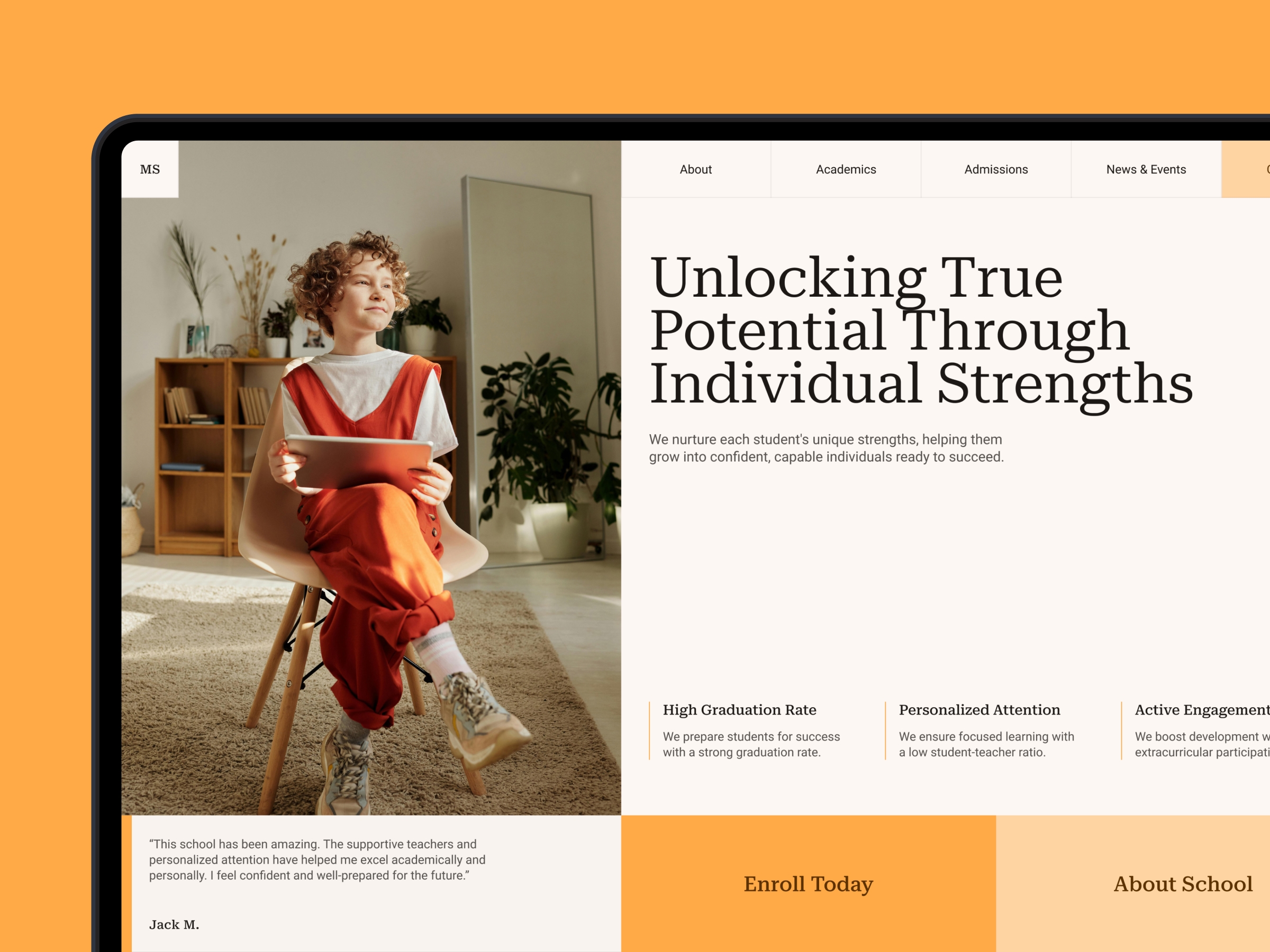 Screenshot of Mindspring website