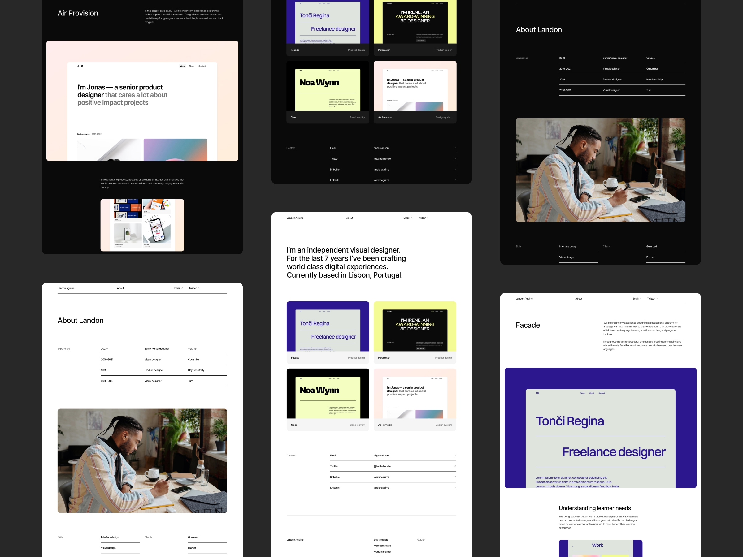Screenshot 2 of Minimal portfolio kx89vk