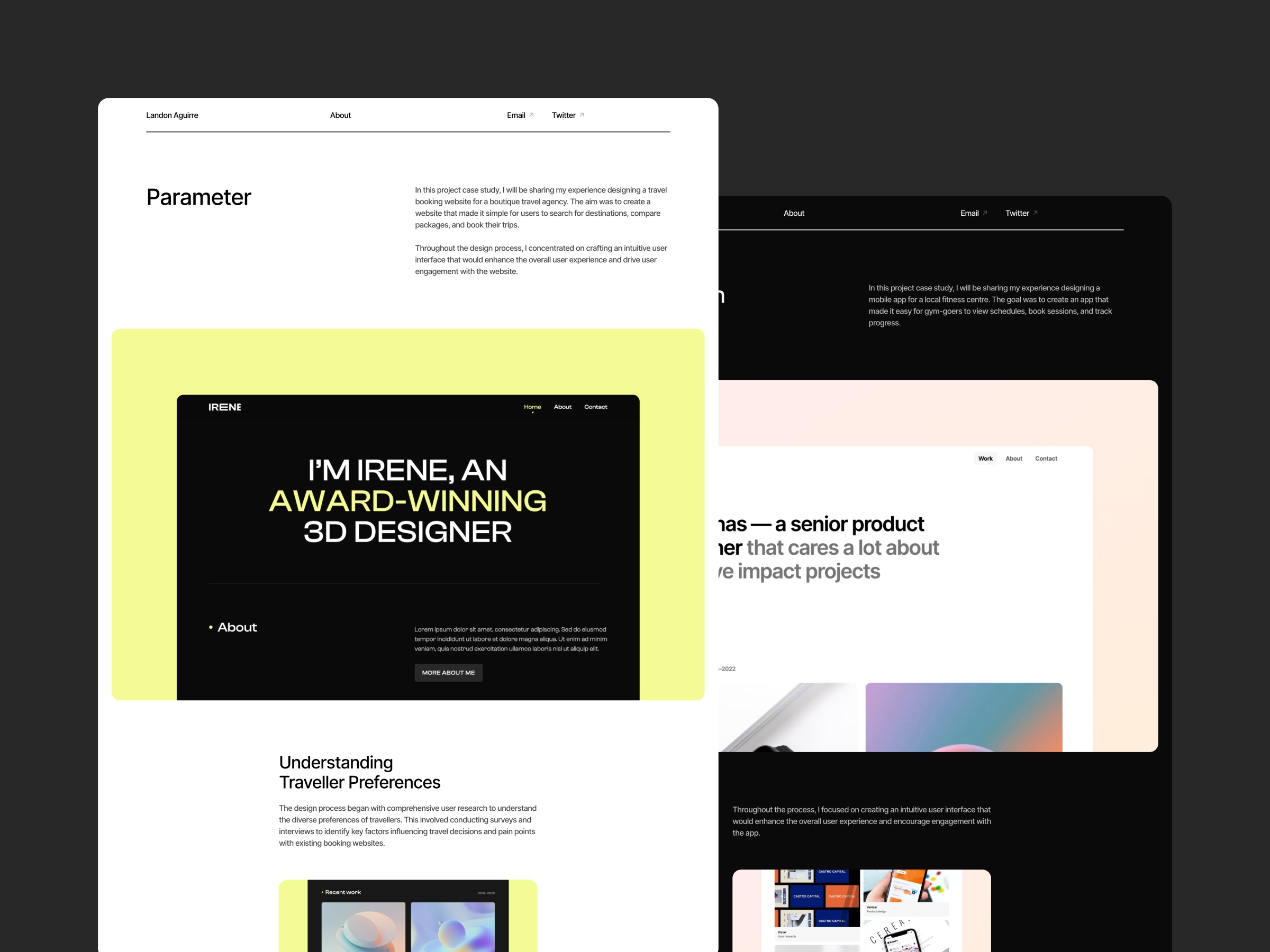 Screenshot 4 of Minimal portfolio kx89vk