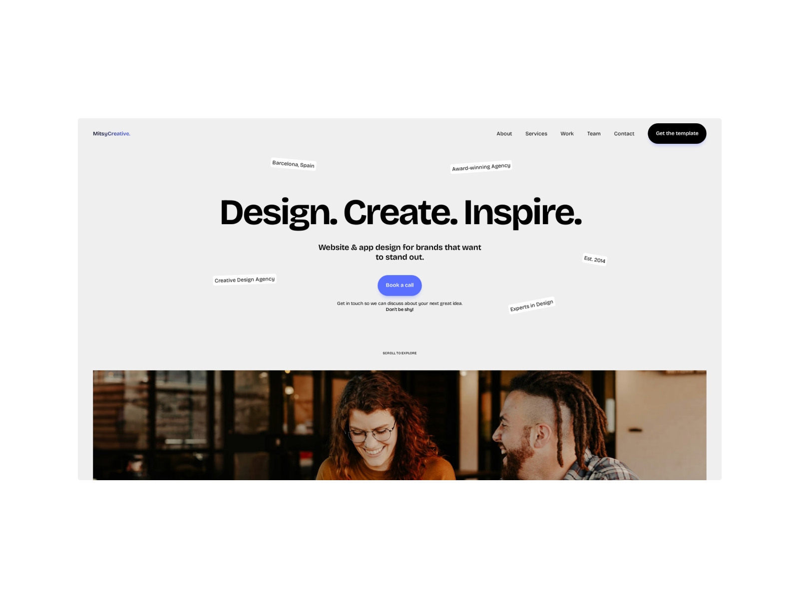 Screenshot of Mitsy website