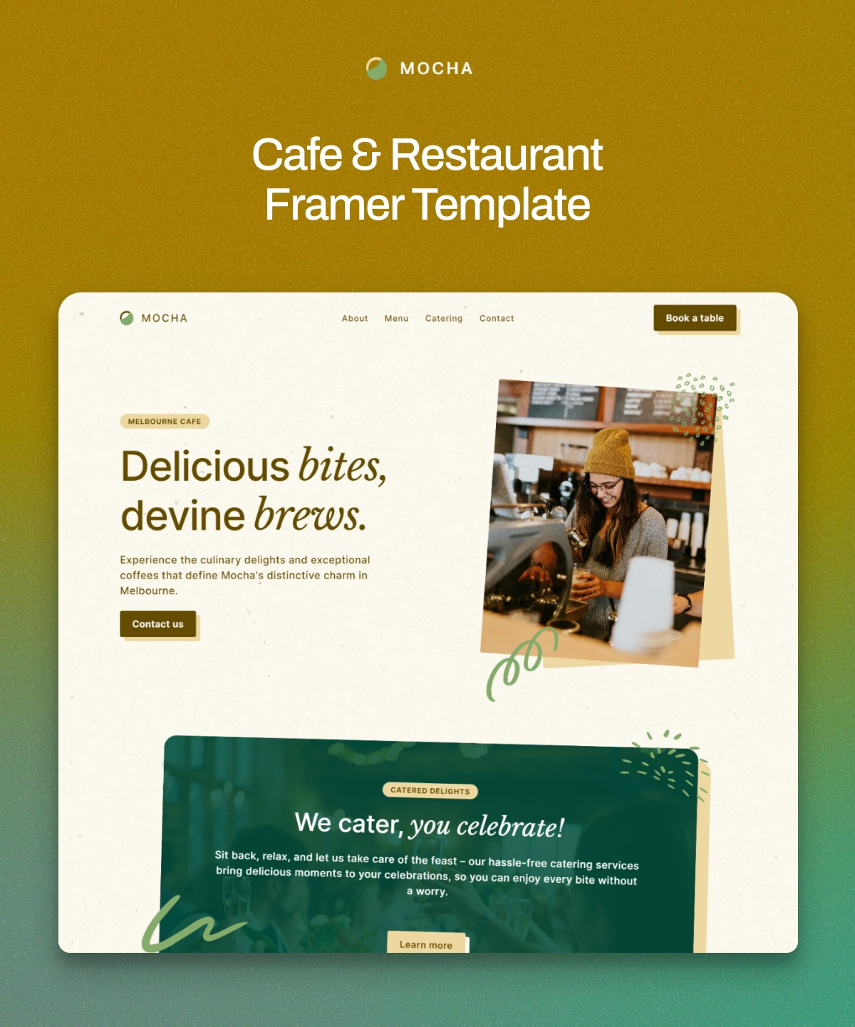 Screenshot of Mocha website