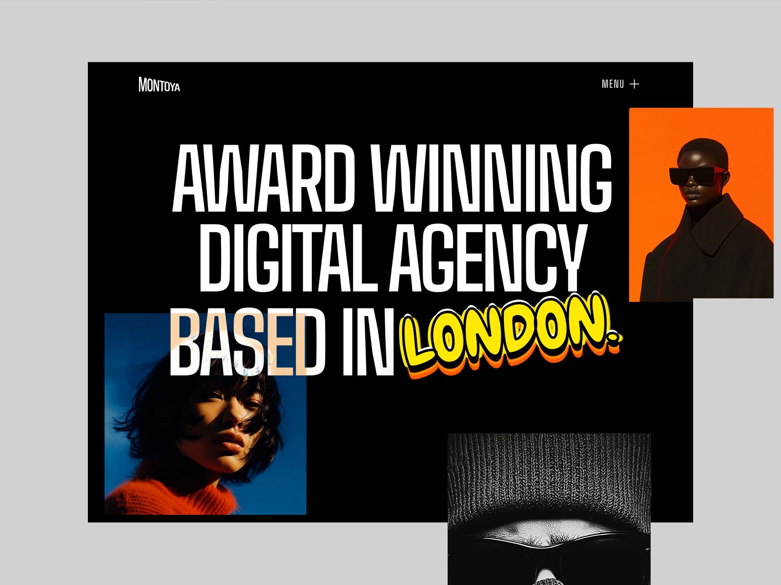 Screenshot of Montoya x website