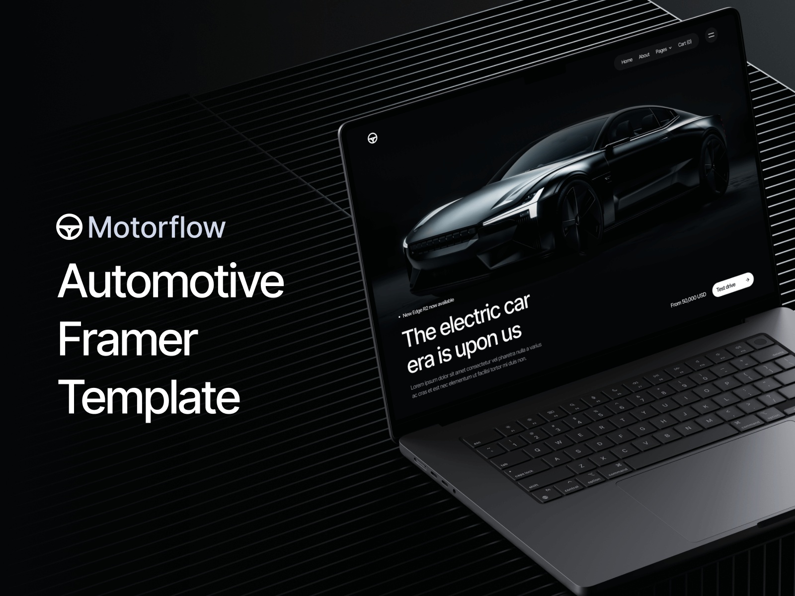 Screenshot of Motorflow website