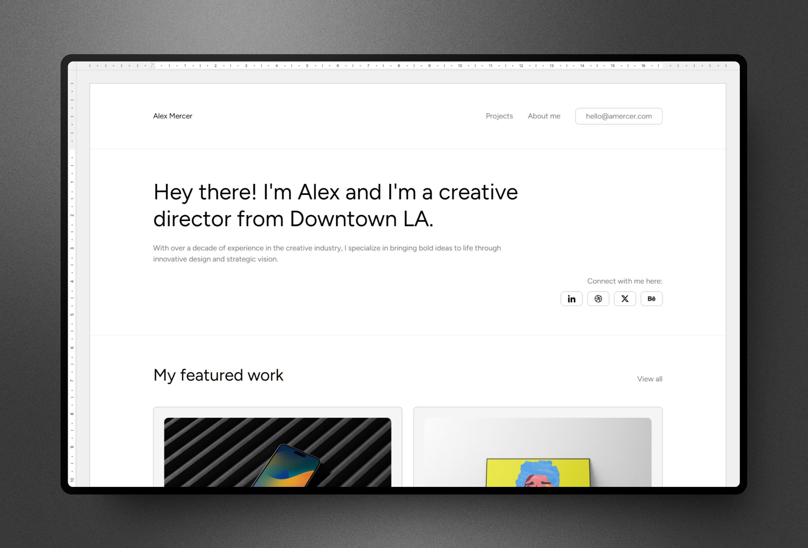 Screenshot 1 of Ms wordfolio