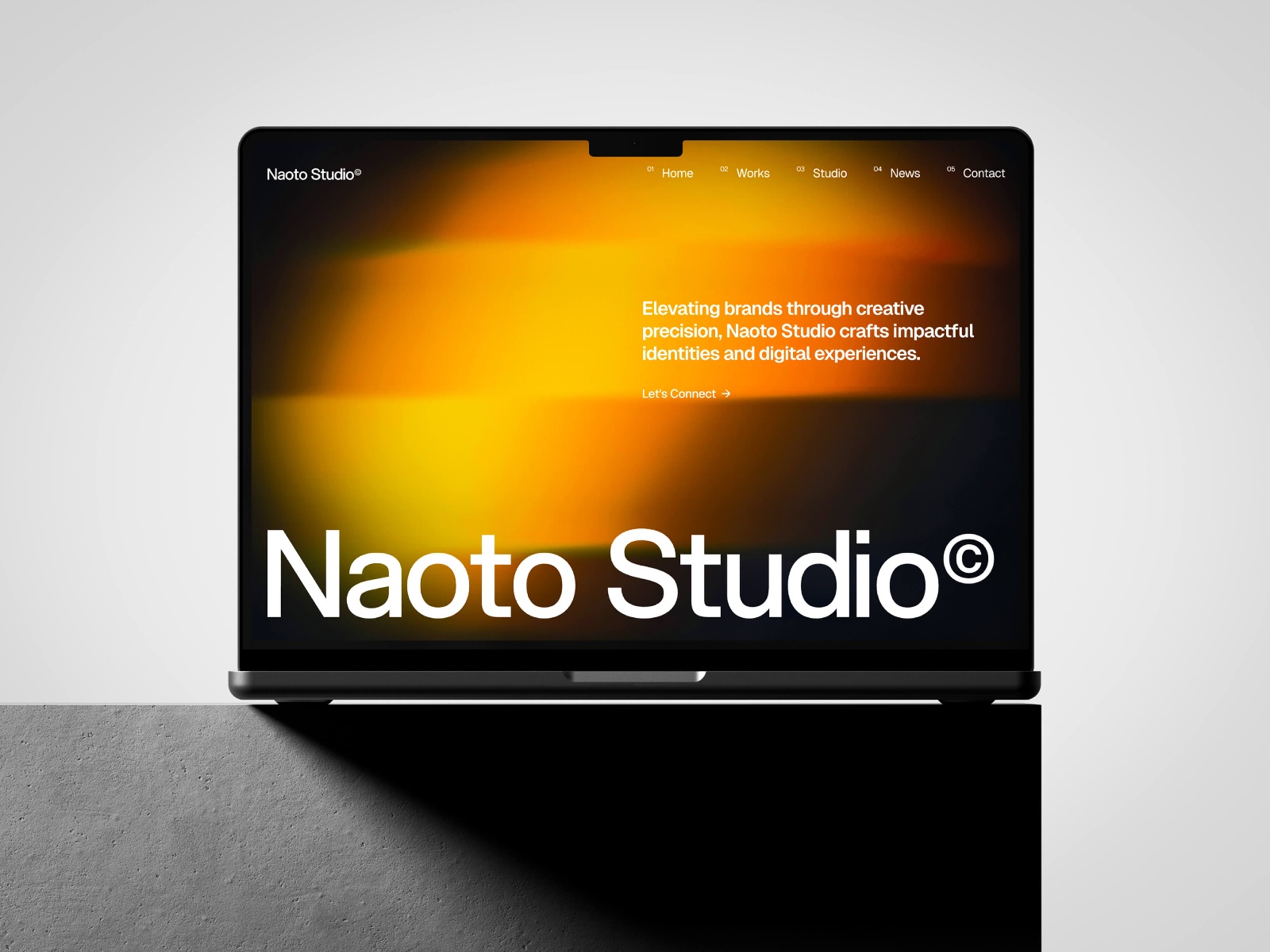 Screenshot of Naoto studio website