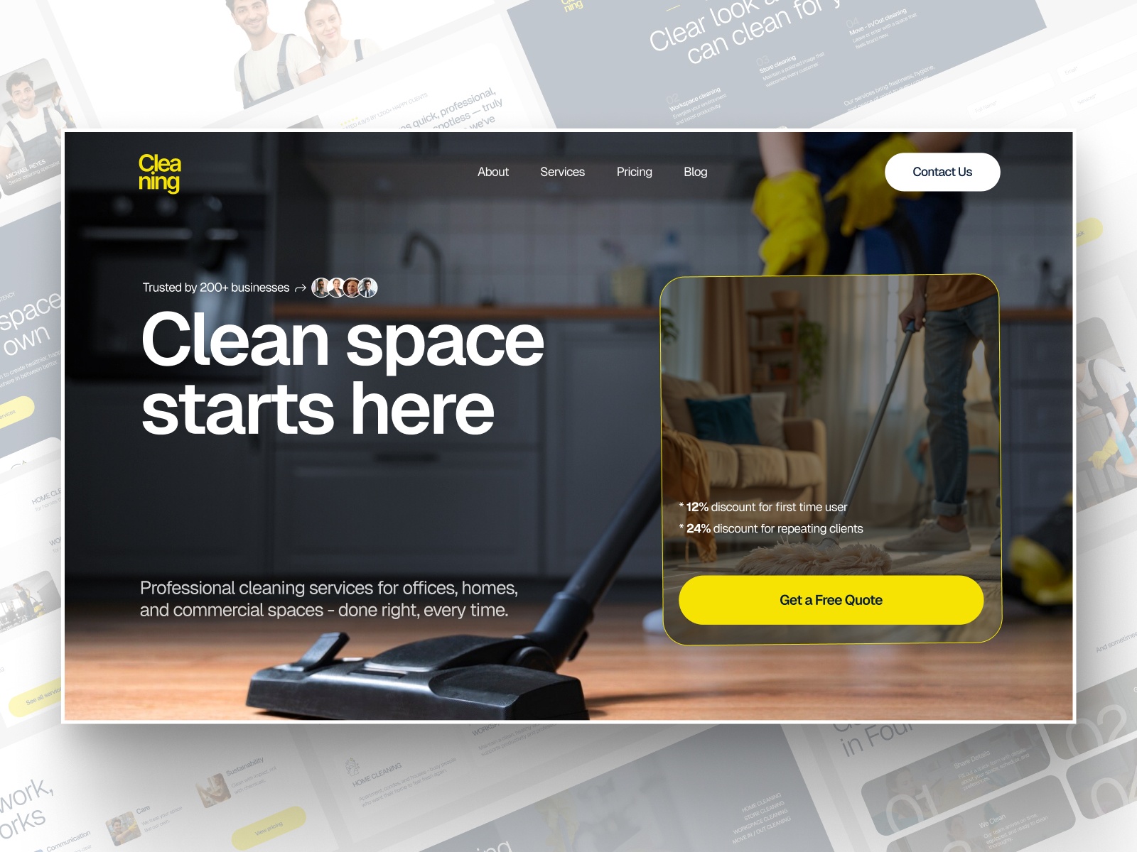 Screenshot of Neative website
