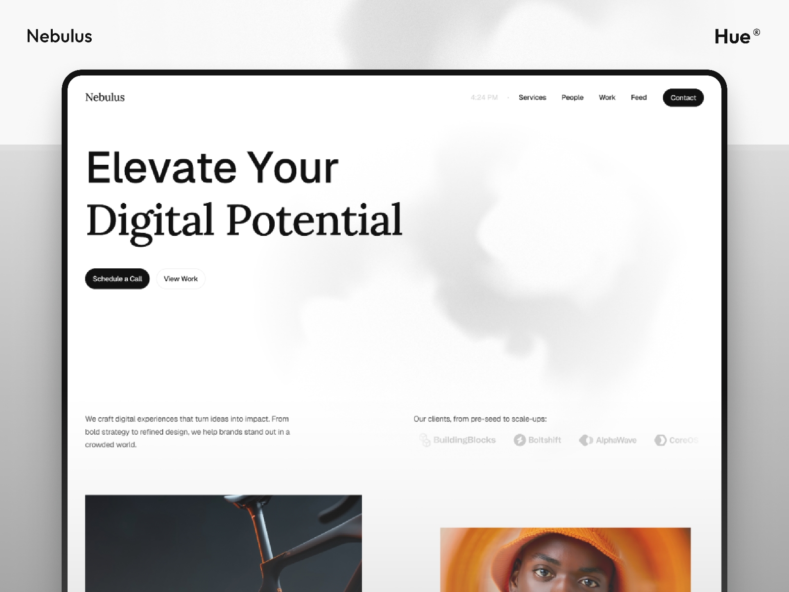Screenshot of Nebulus website