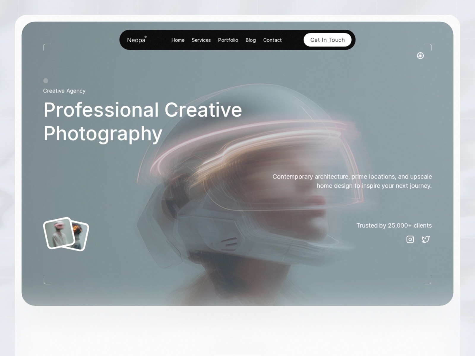 Screenshot of Neopa website