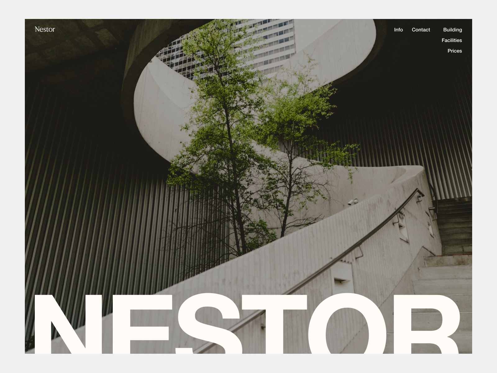 Screenshot of Nestor website