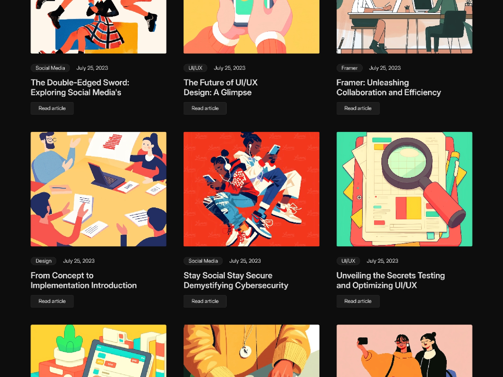 Screenshot 4 of Newsbook memberships website template