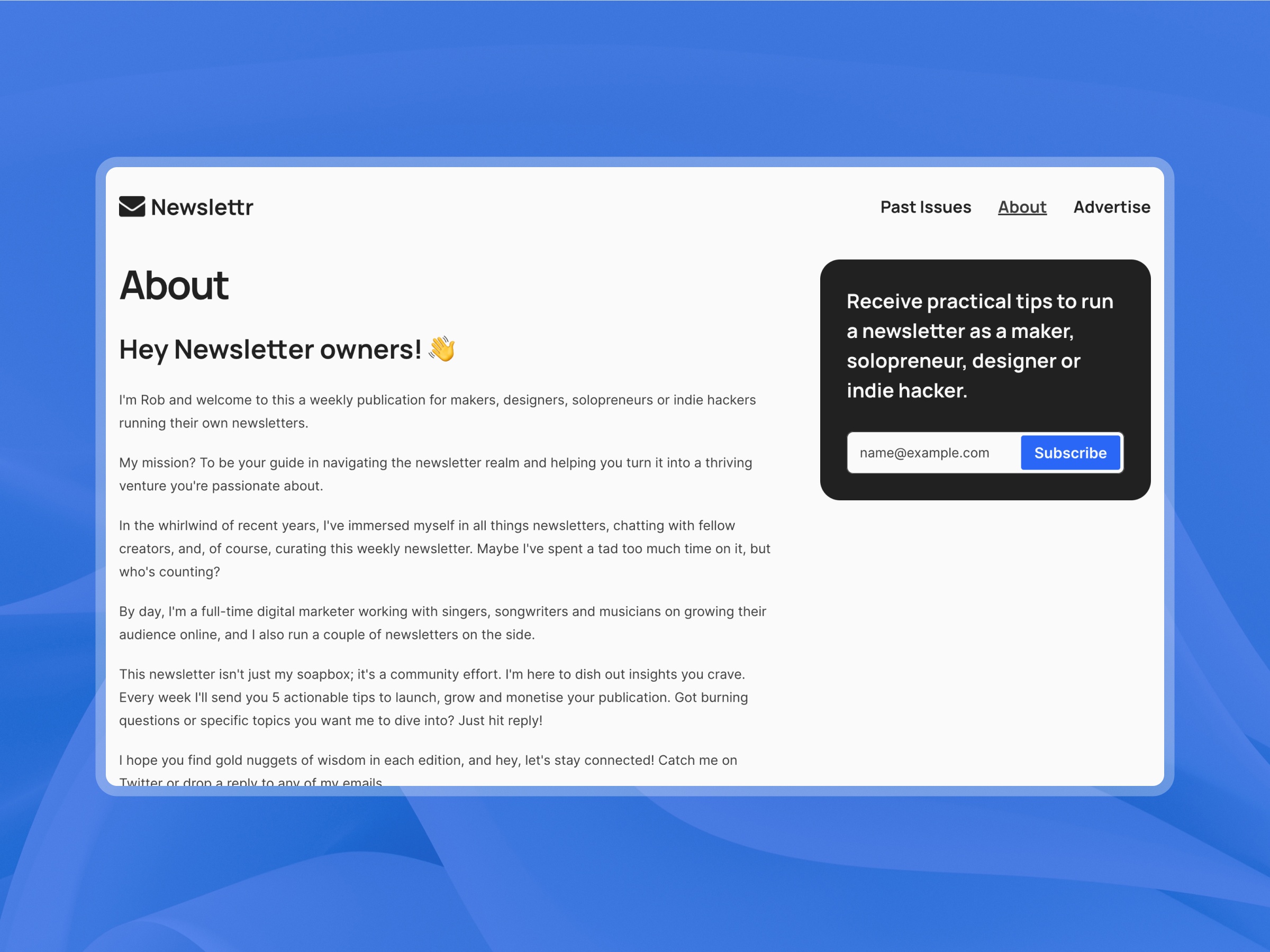 Screenshot 2 of Newslettr