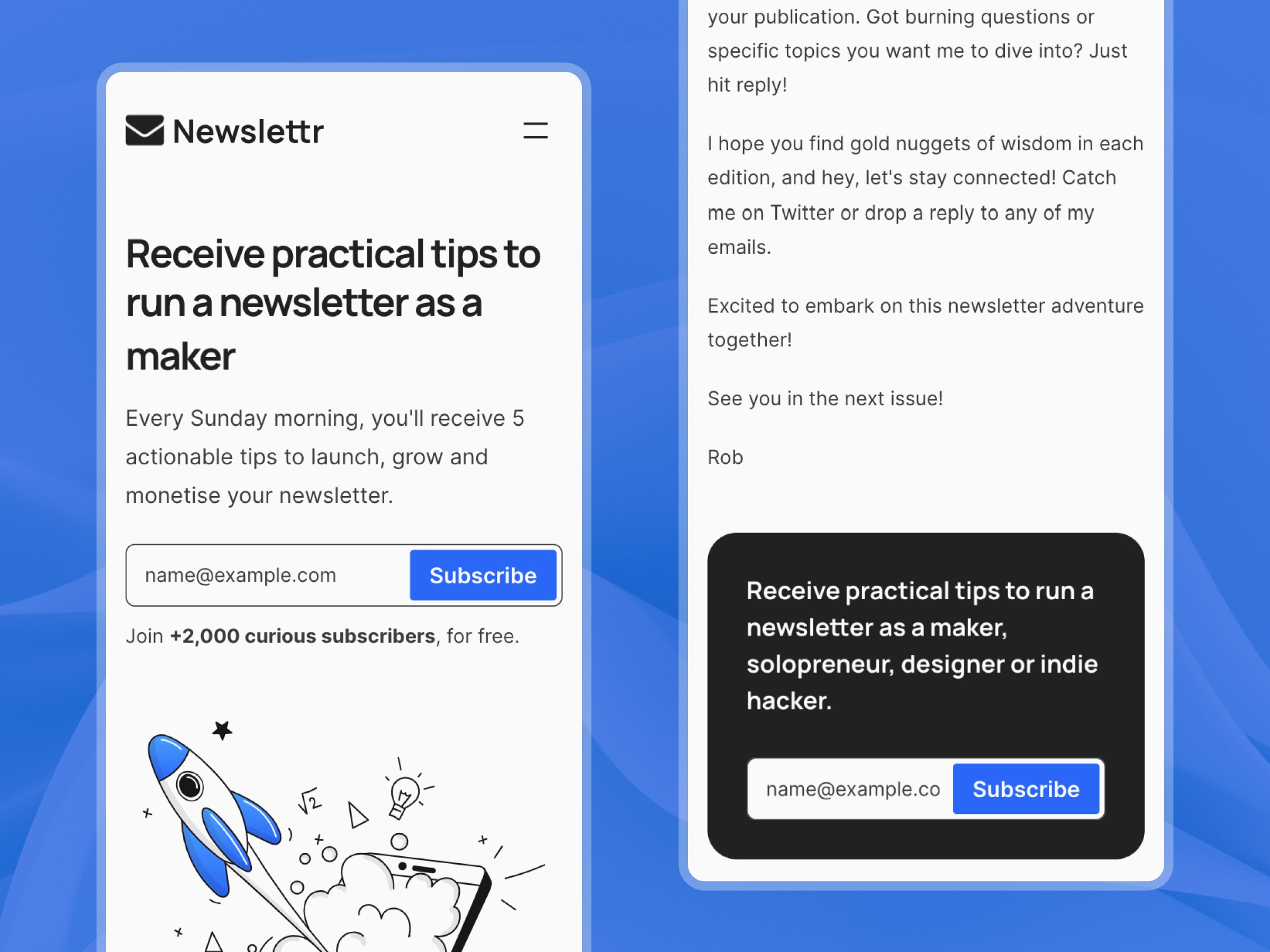 Screenshot 3 of Newslettr