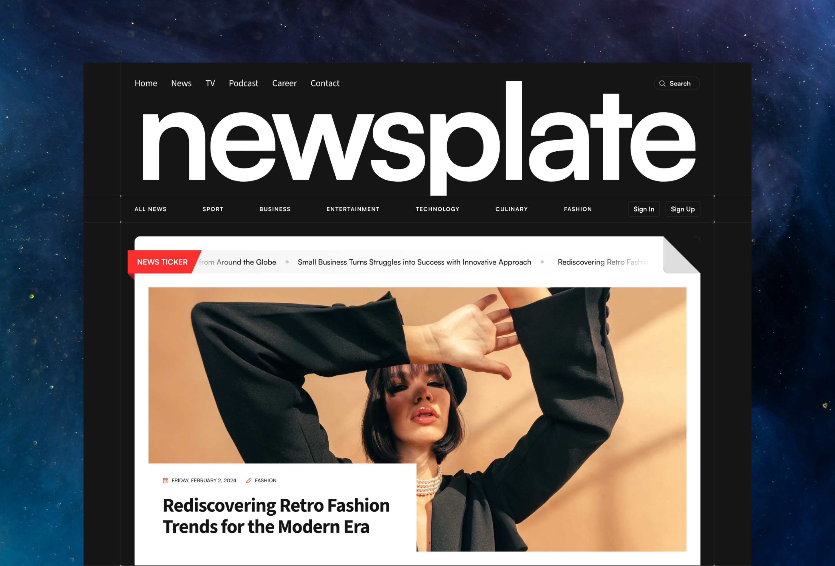 Screenshot 2 of Newsplate