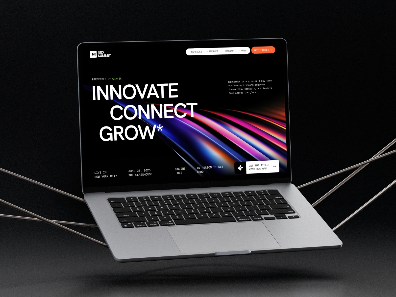 Screenshot of Nextconfo website