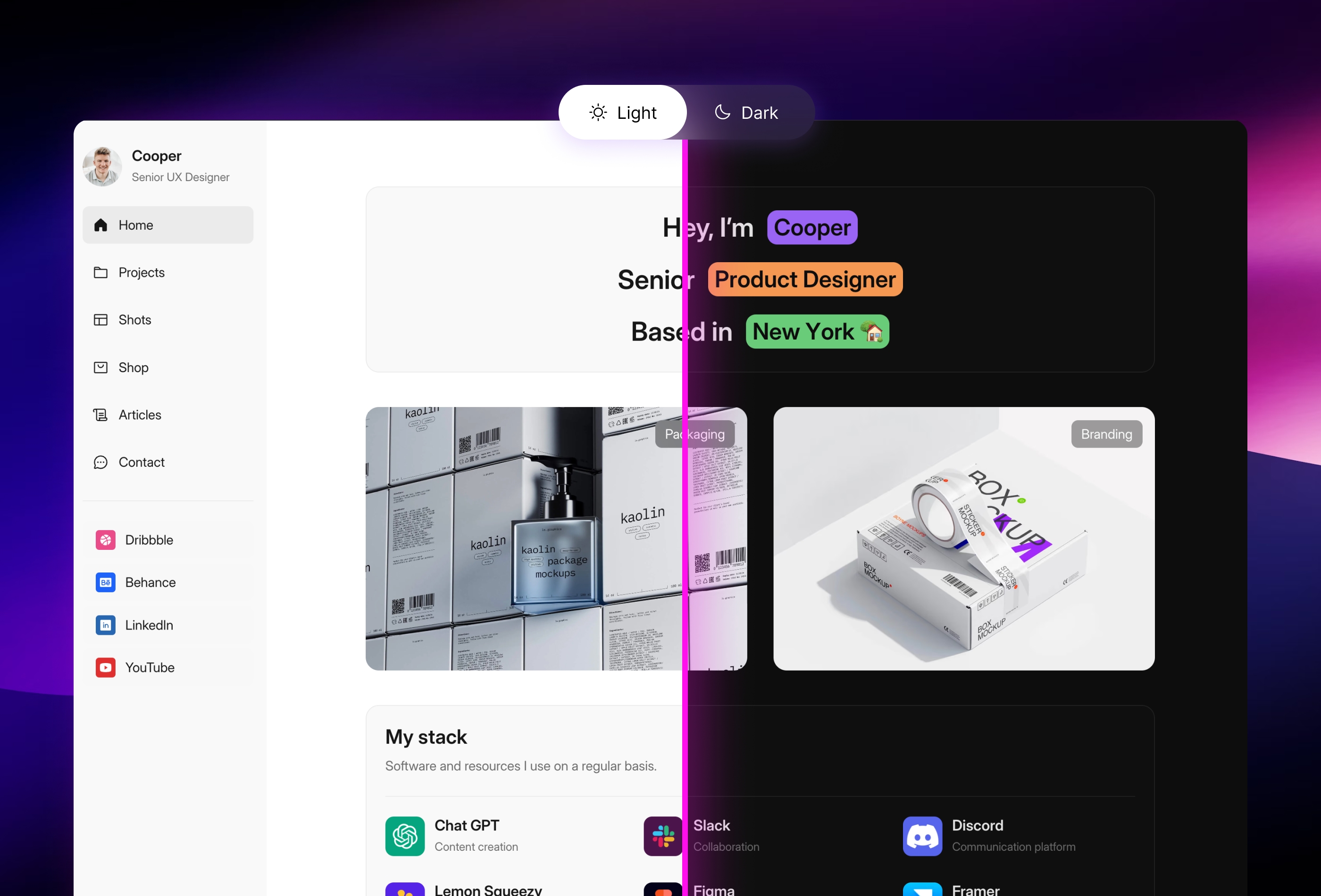 Screenshot 4 of Nextfolio