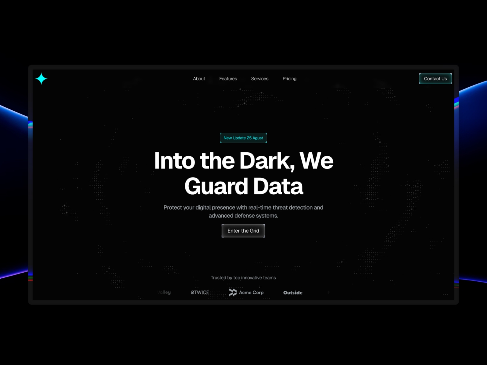 Screenshot of Nightsec website