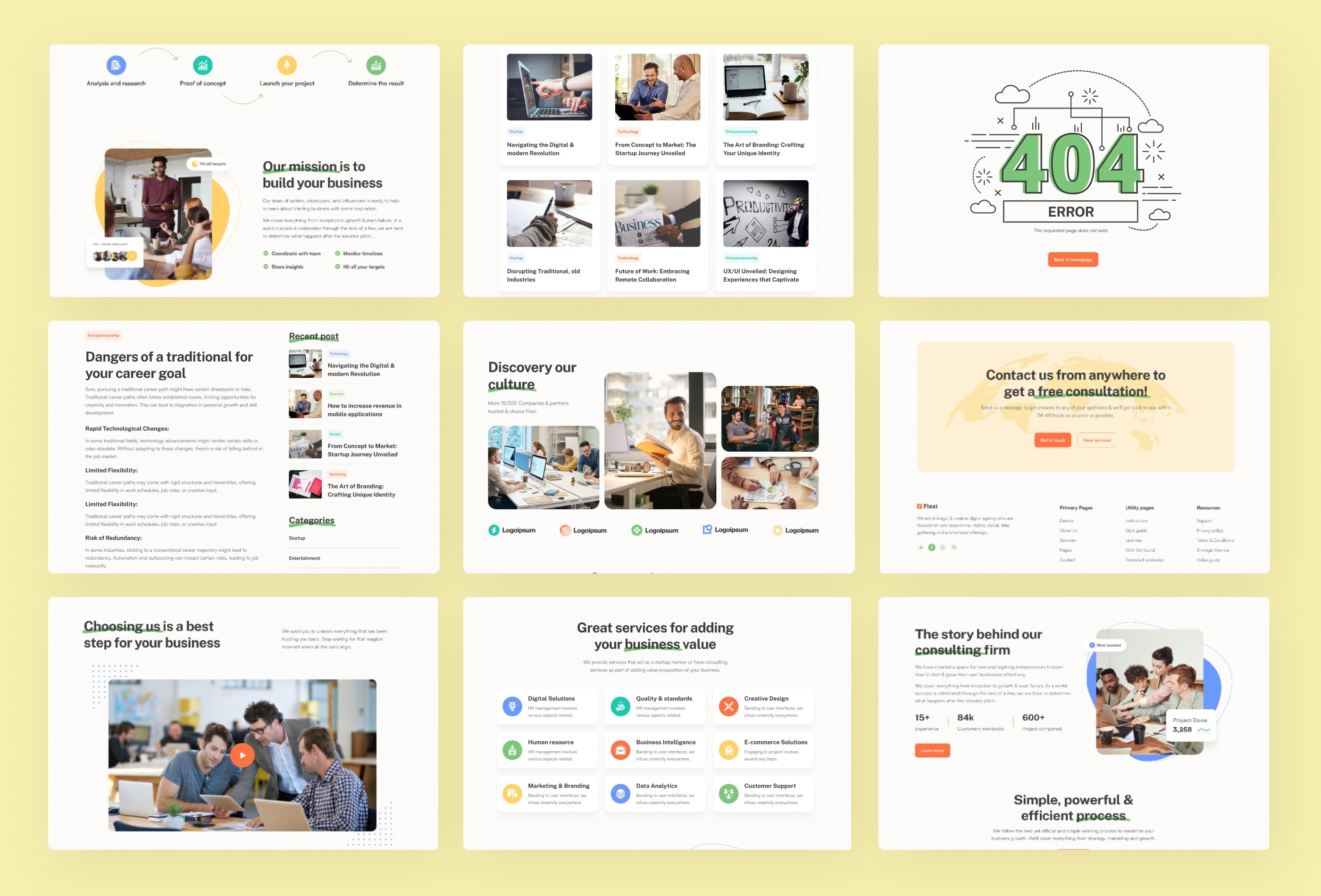 Screenshot 4 of Nimbo multipurpose framer template