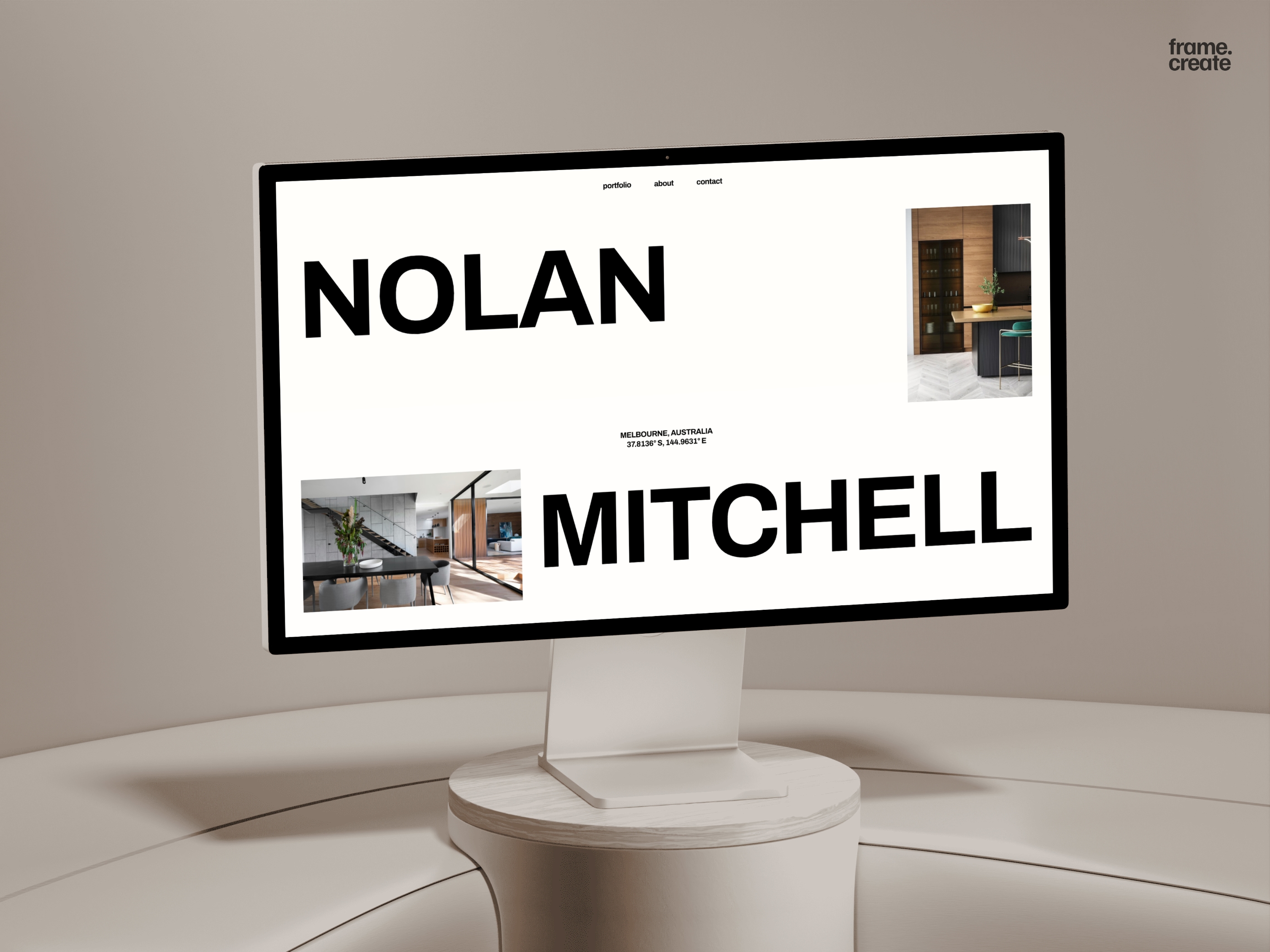 Screenshot of Nolanmitchell website
