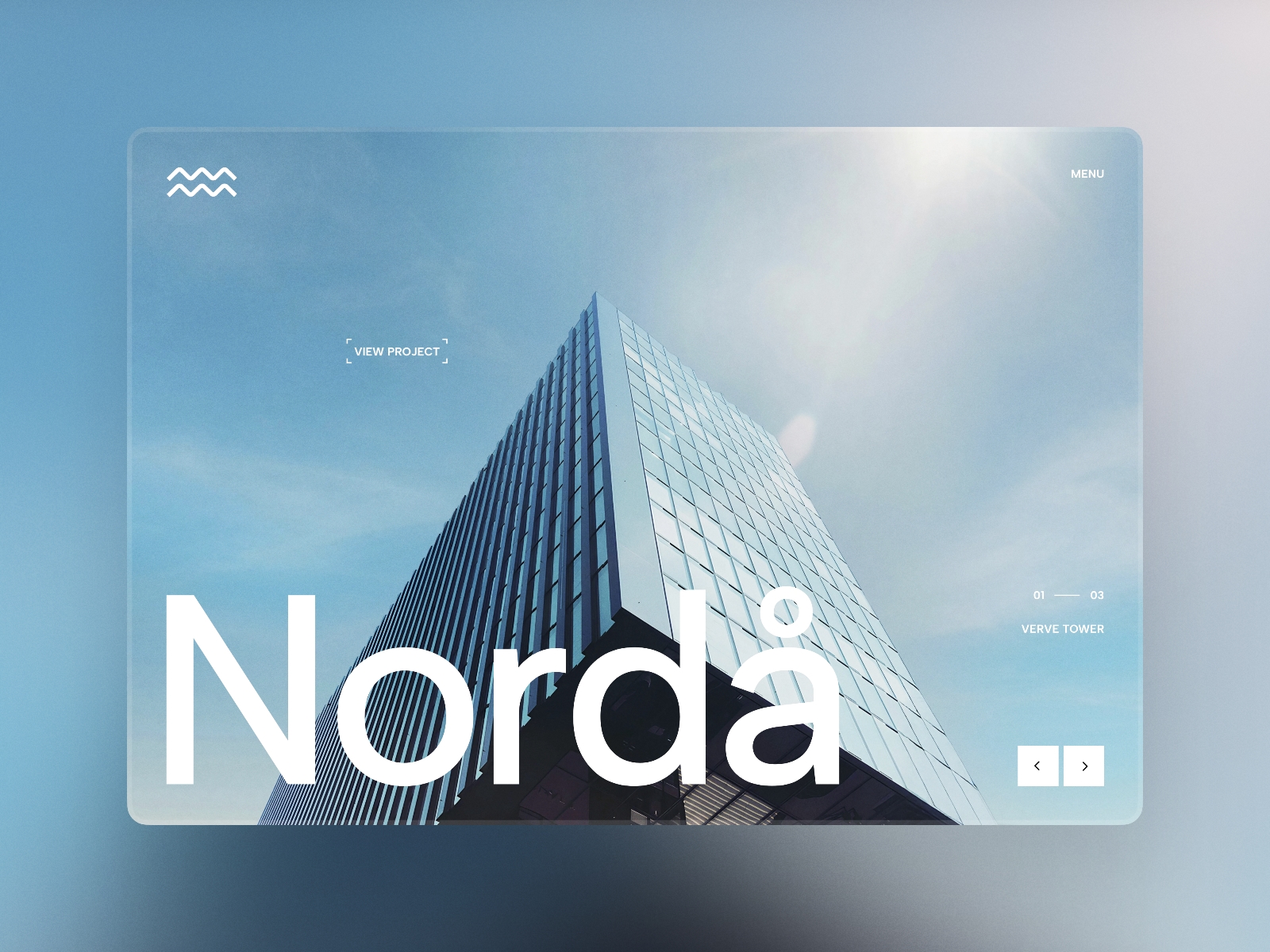 Screenshot of Nord a website