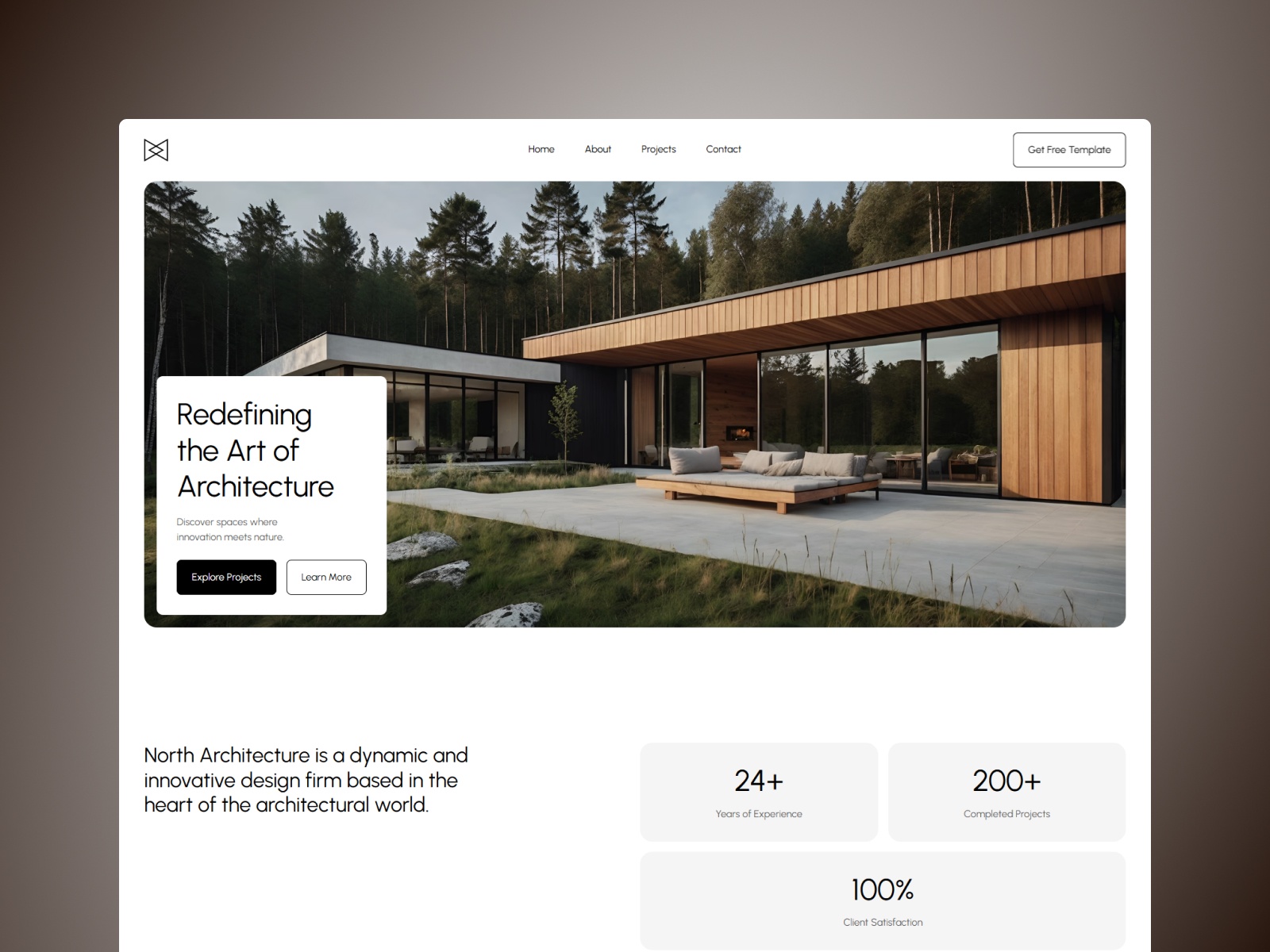 Screenshot of North 20 website