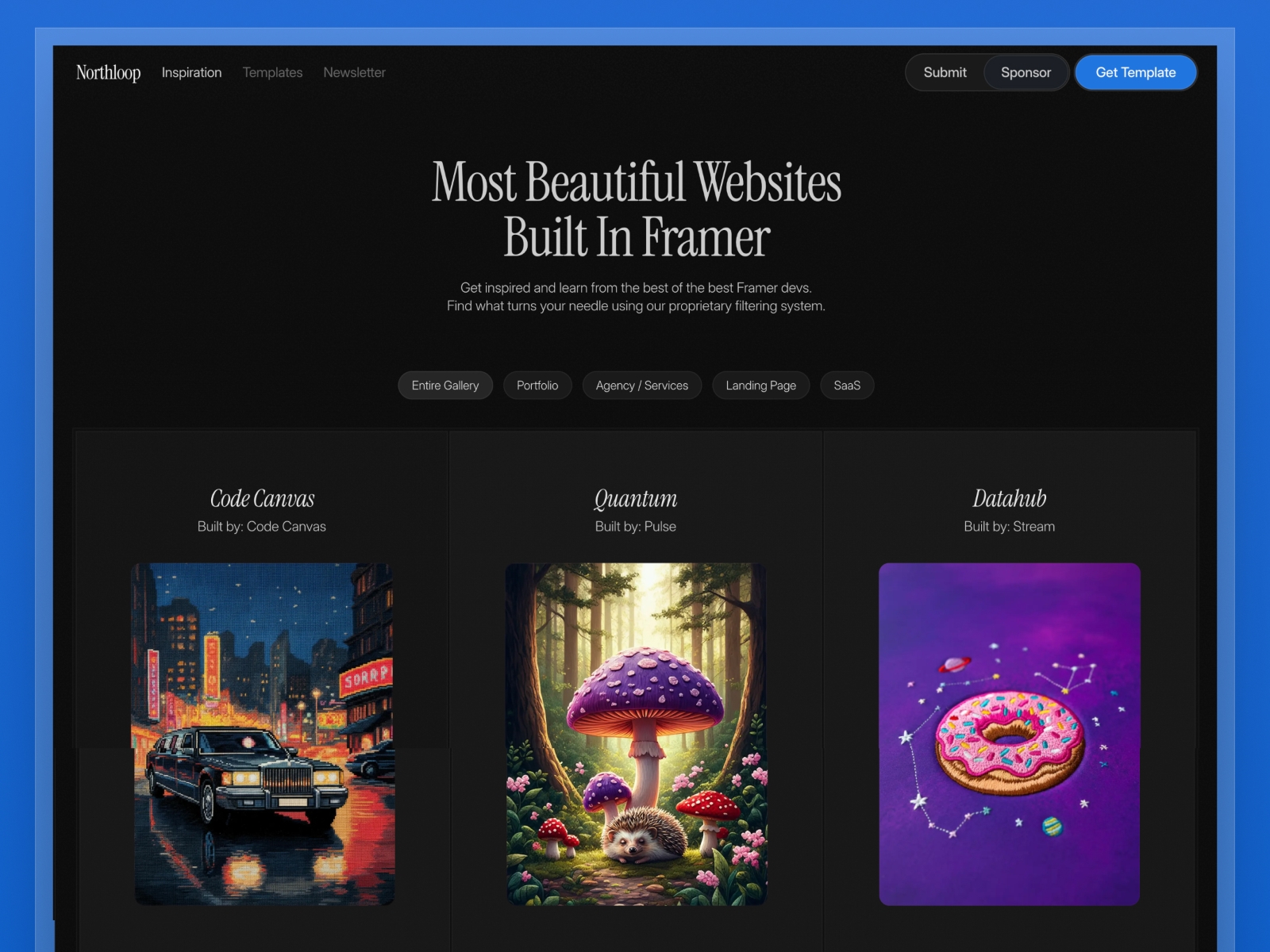 Screenshot of Northloop website