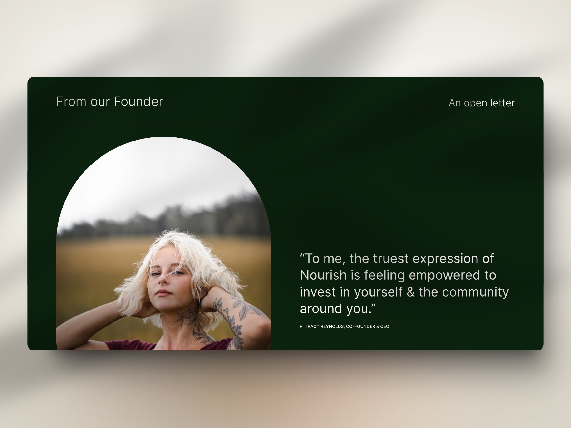 Screenshot 3 of Nourish health wellness template