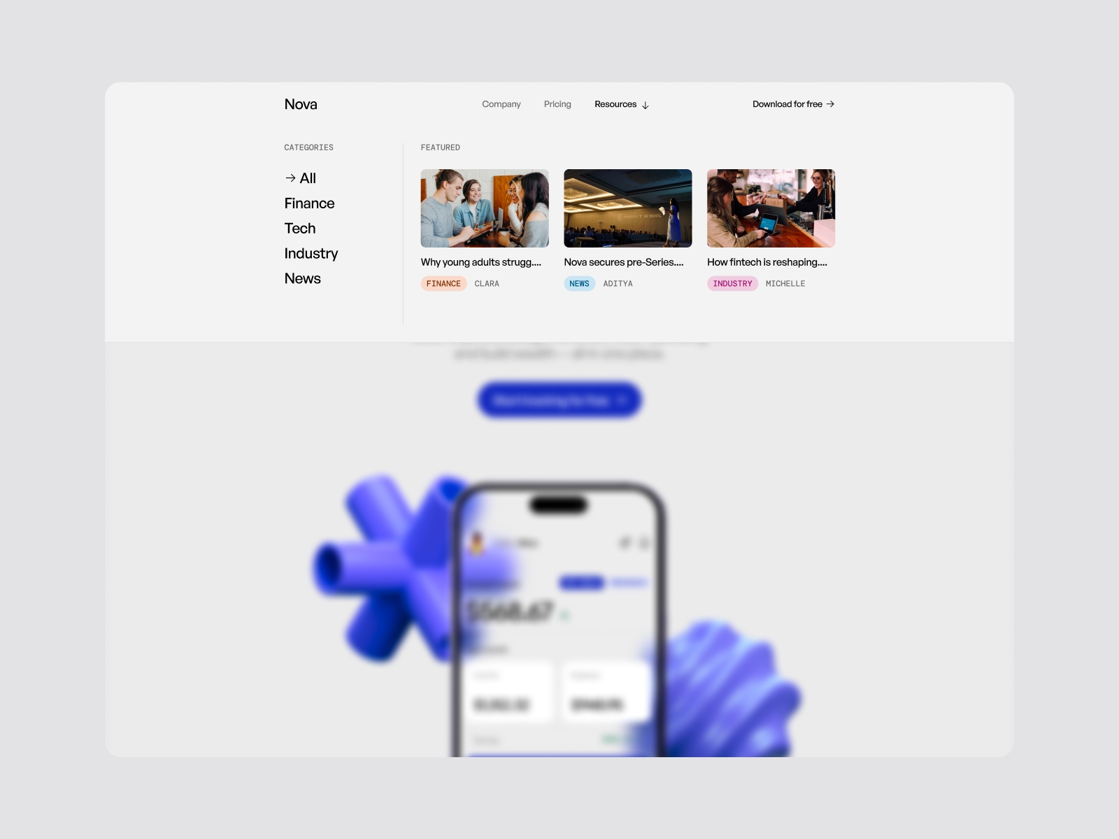 Screenshot 3 of Nova app