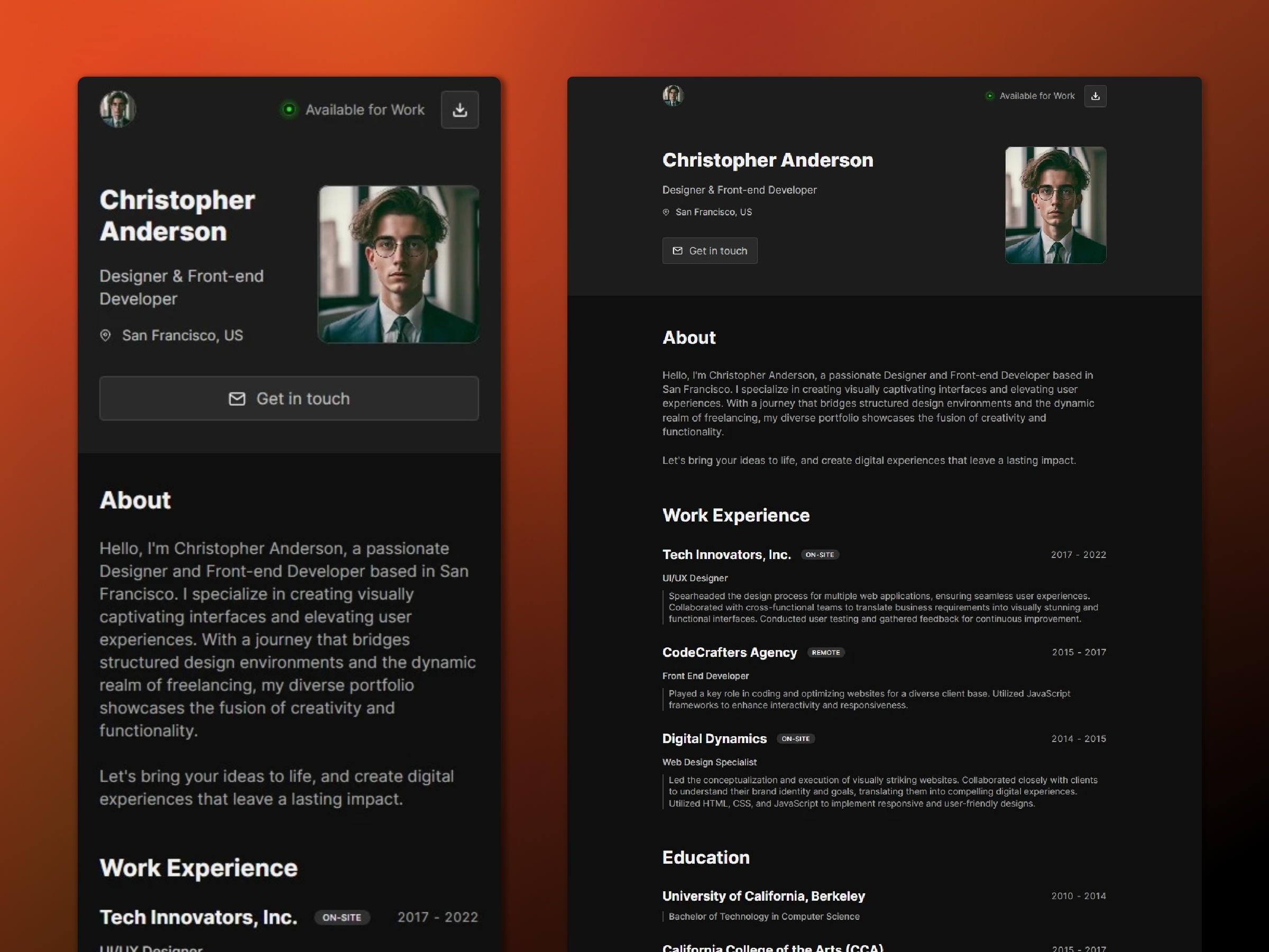 Screenshot 2 of Nuancecv