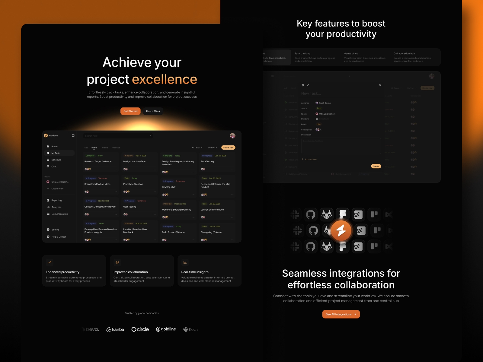 Screenshot of Obvious website
