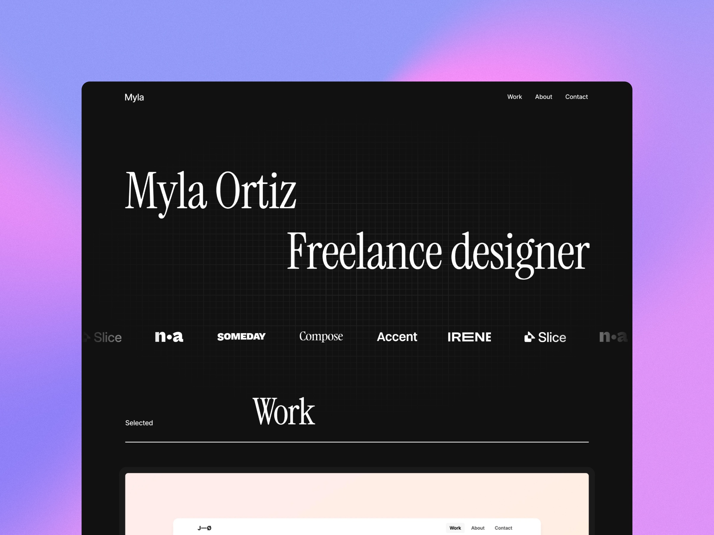 Screenshot of Offset website