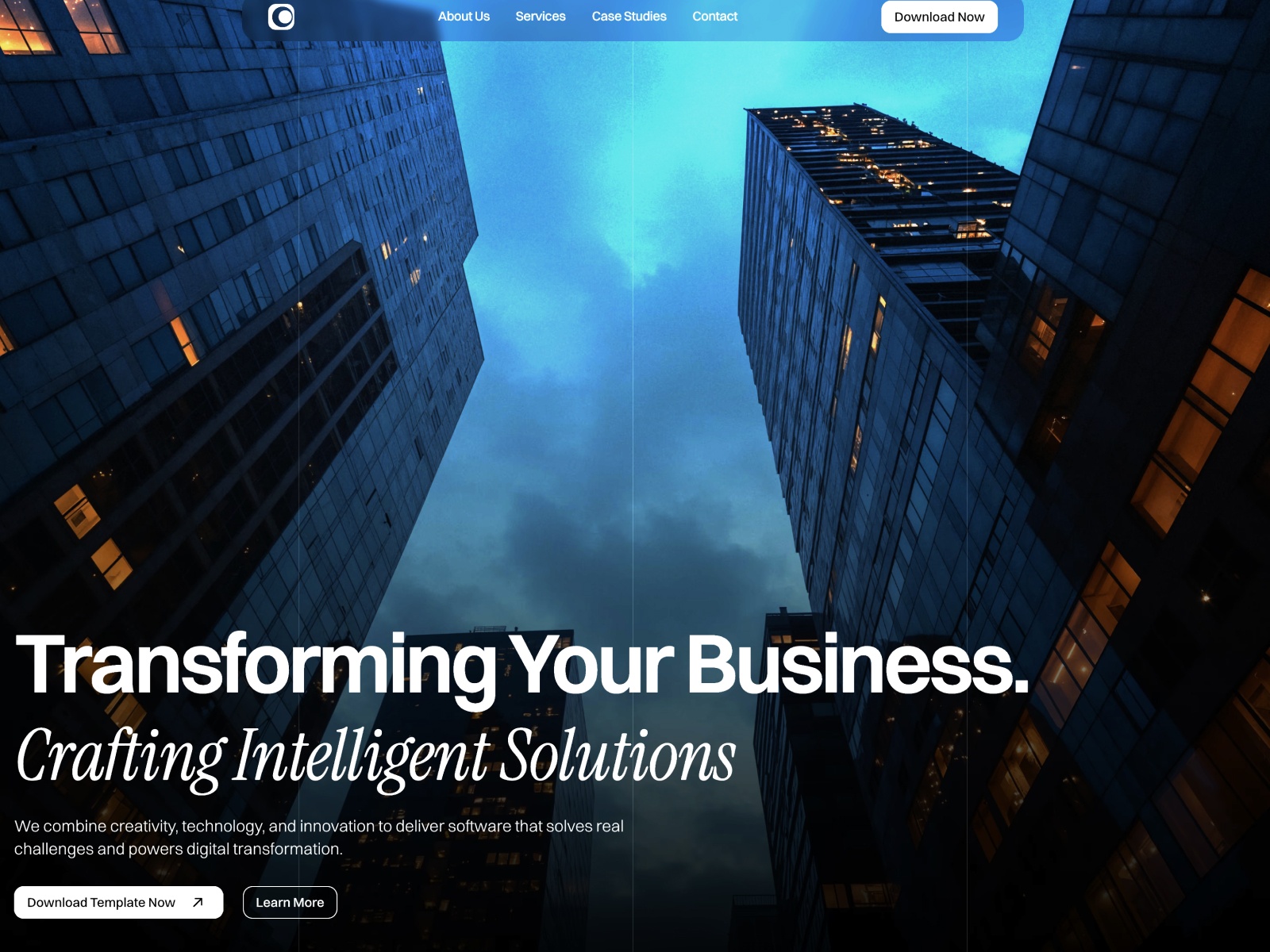 Screenshot of Omicorn website