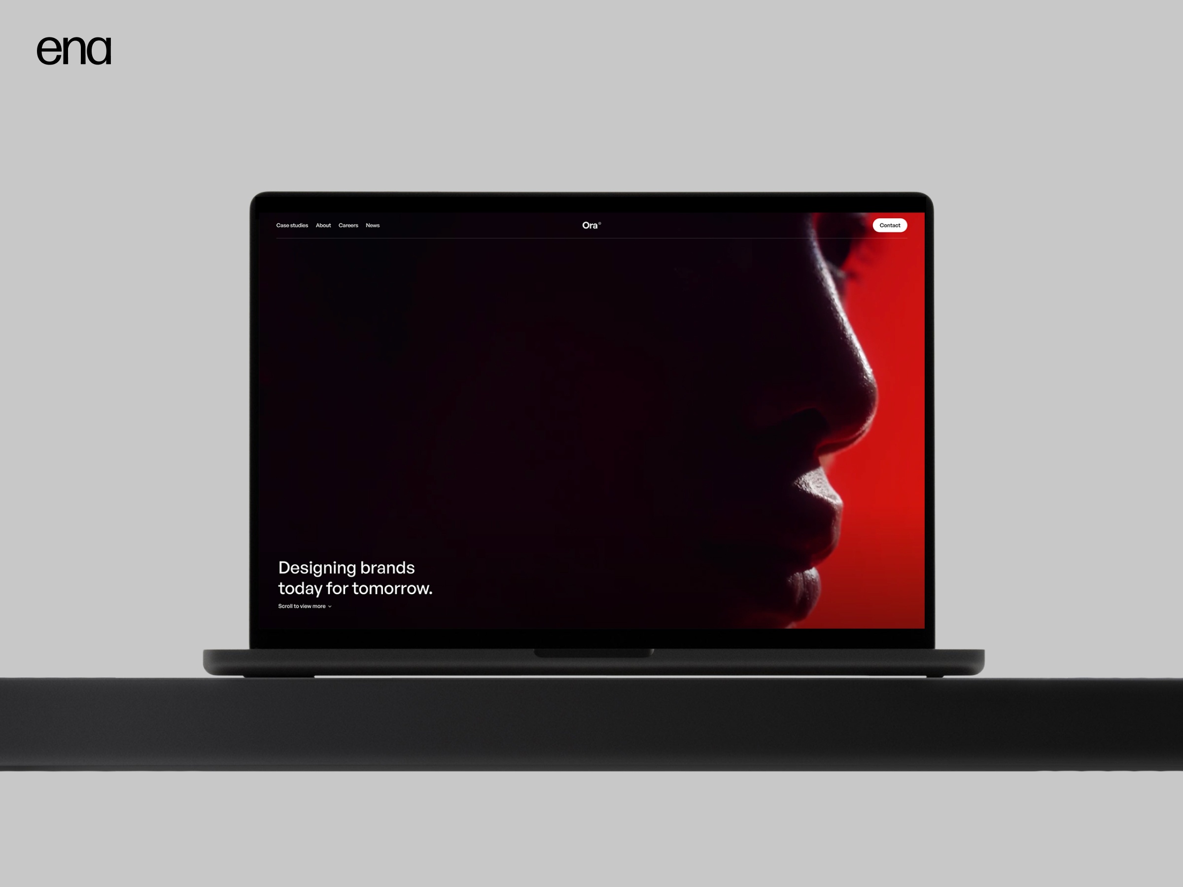 Screenshot of Ora website