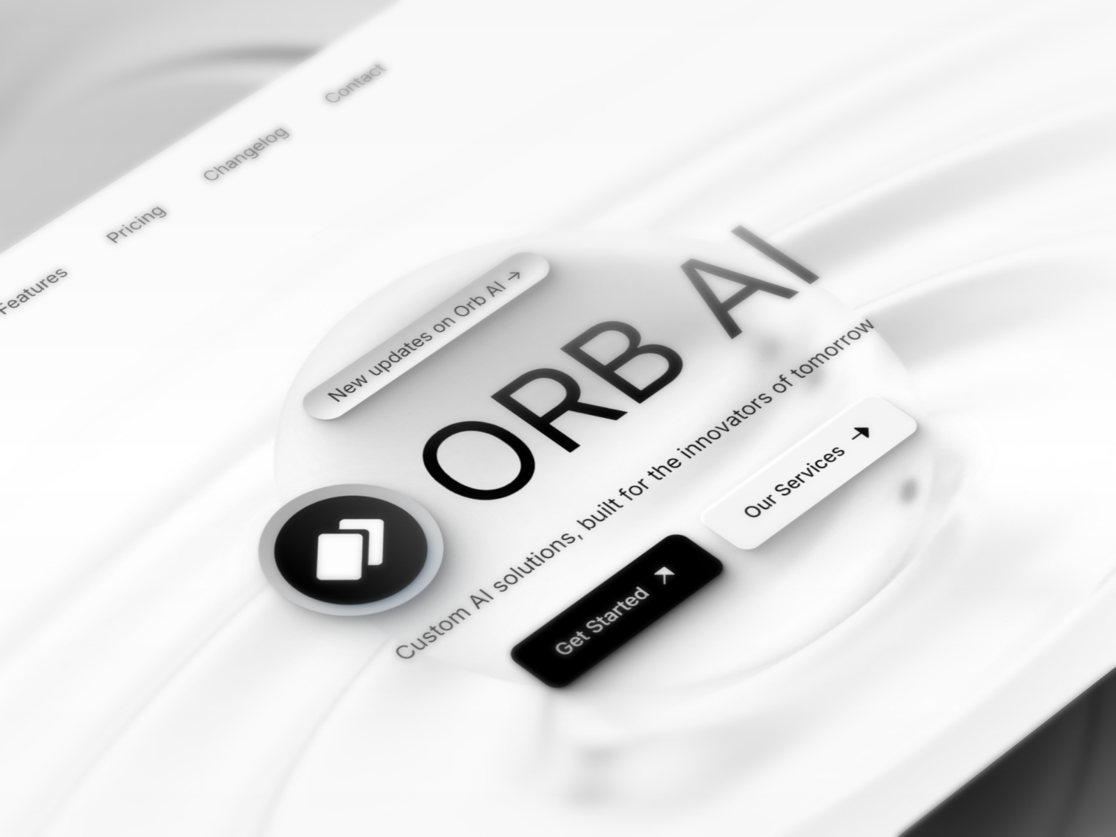 Screenshot of Orbai website